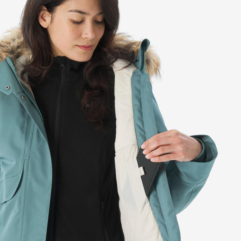 Kadın Su Geçirmez Outdoor Kar Montu/Kışlık Mont - Yeşil - NH500 -8 °C
