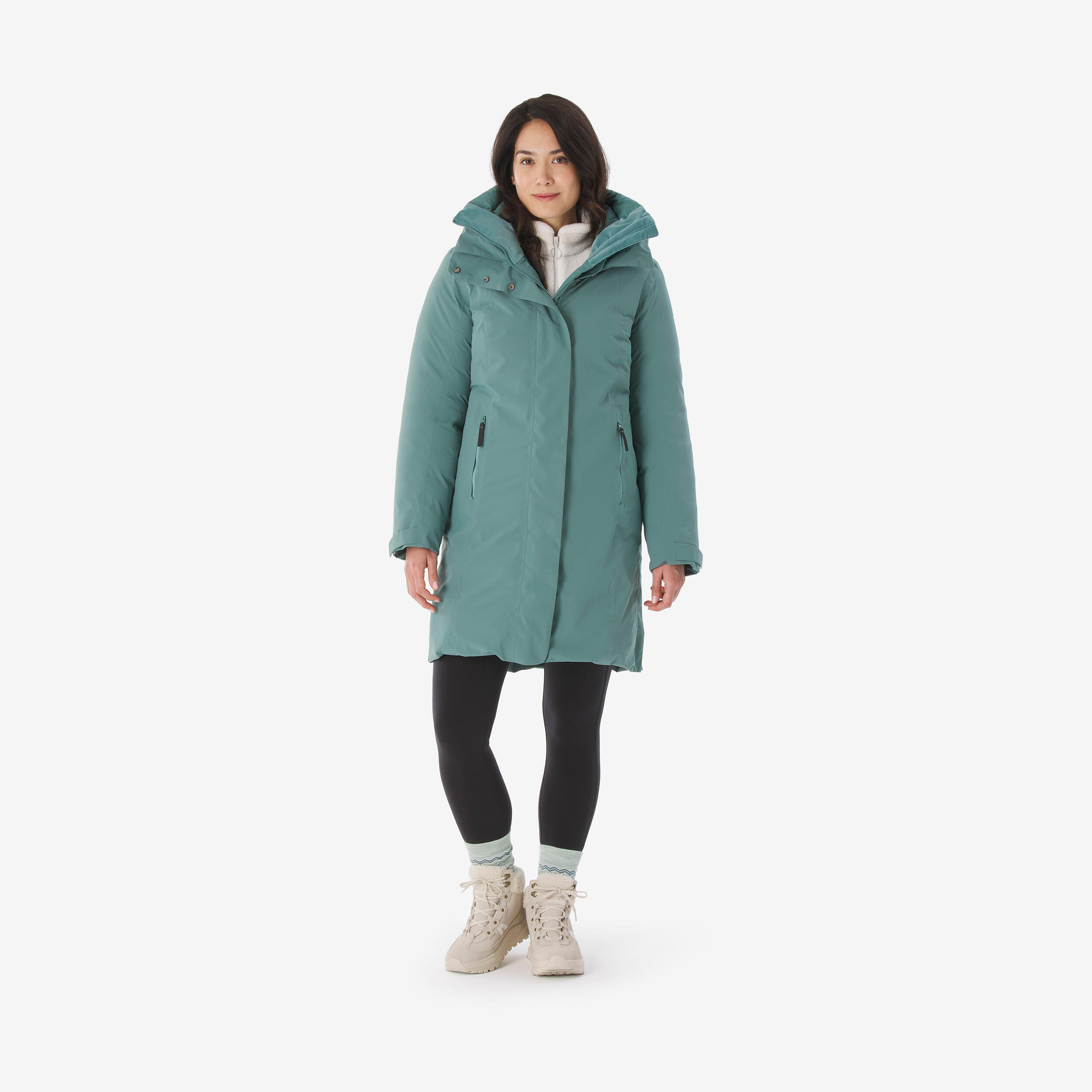 Parka d’hiver imperméable femme, NH 900 2/22