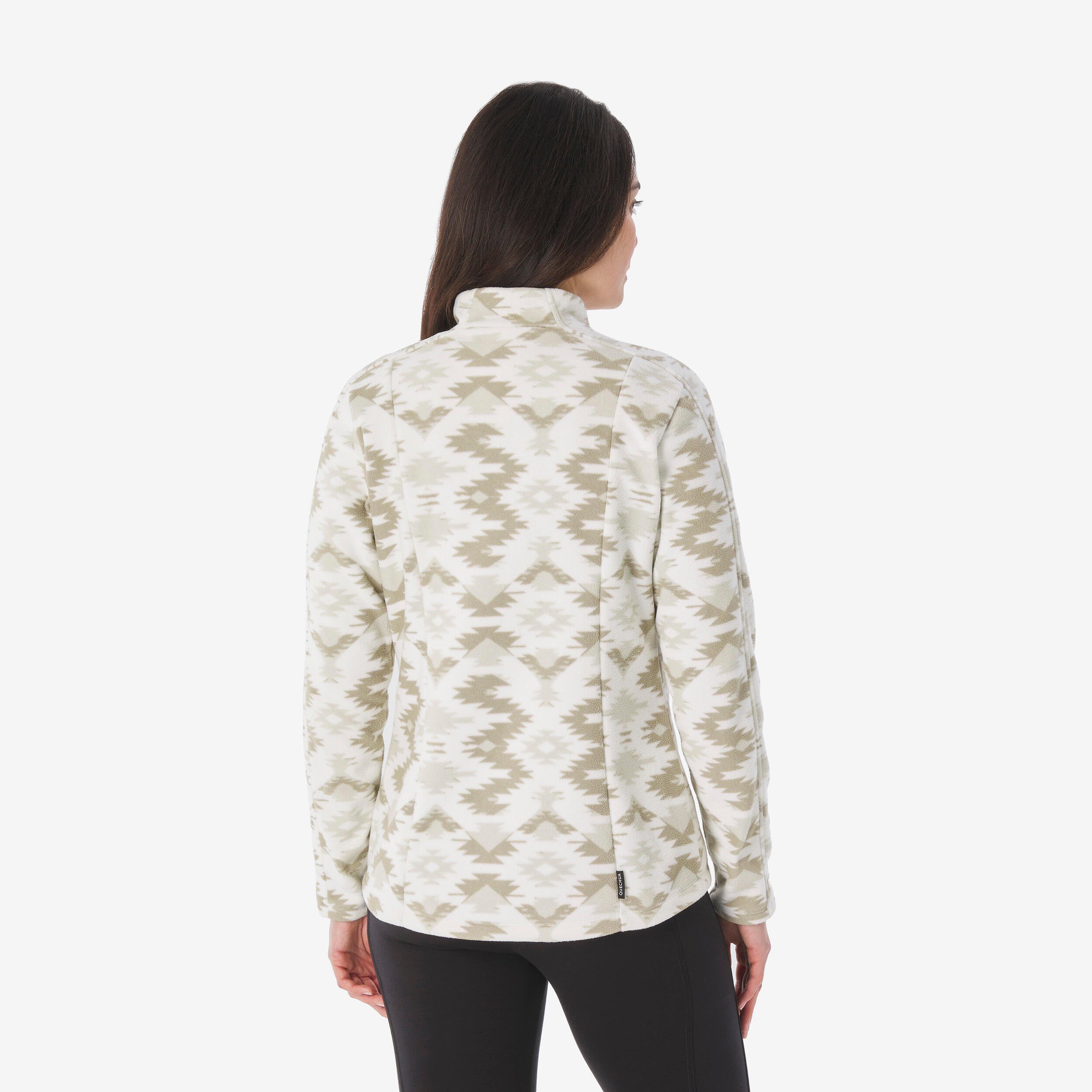 Polaire de randonnée montagne femme, MH500 full zip 3/12