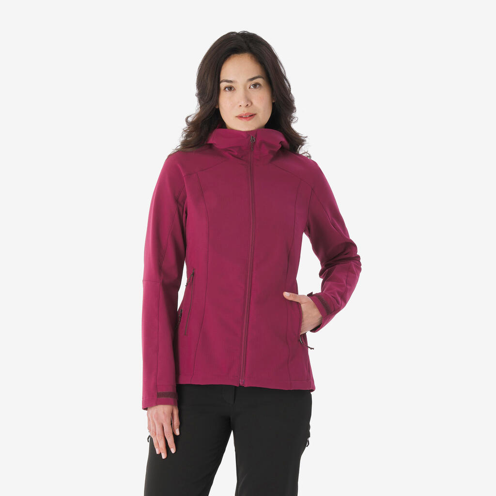 Ženska pohodniška jakna Softshell MT500 WINDWARM