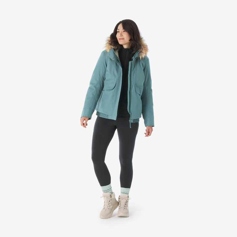 Kadın Su Geçirmez Outdoor Kar Montu/Kışlık Mont - Yeşil - NH500 -8 °C