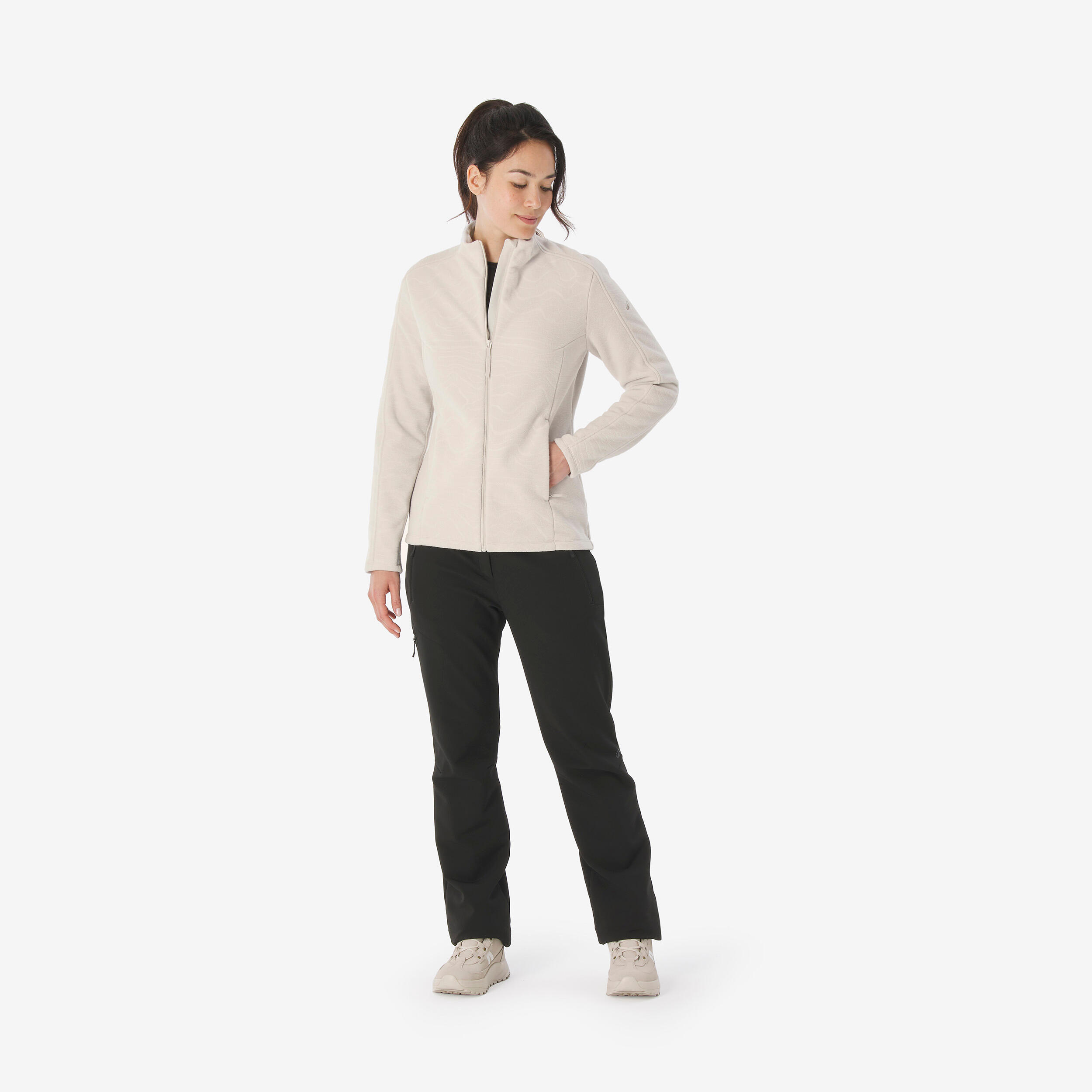 Chaqueta polar de montaña y trekking Mujer Quechua MH500 2/10