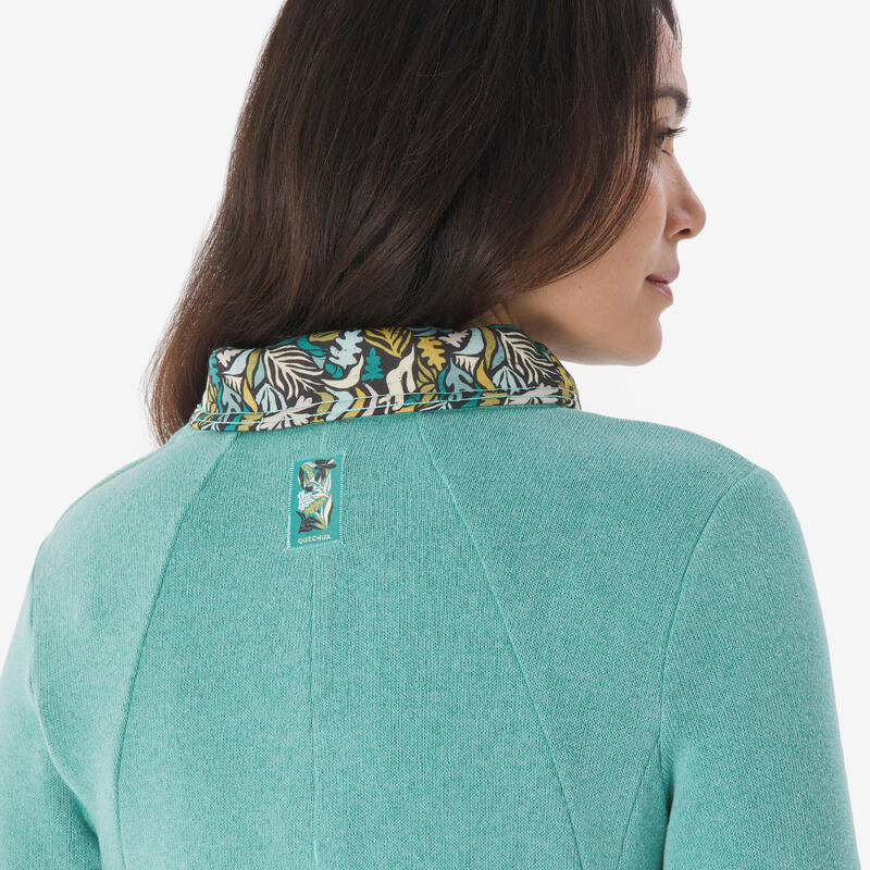 Kadın Outdoor Sweatshirt - Yeşil - NH100