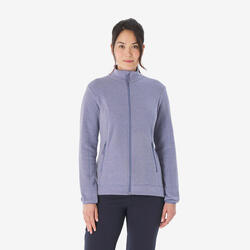 Polaire de randonnée montagne femme, MH100 full zip violet