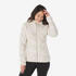 Women’s warm hiking fleece jacket, NH500 - Beige
