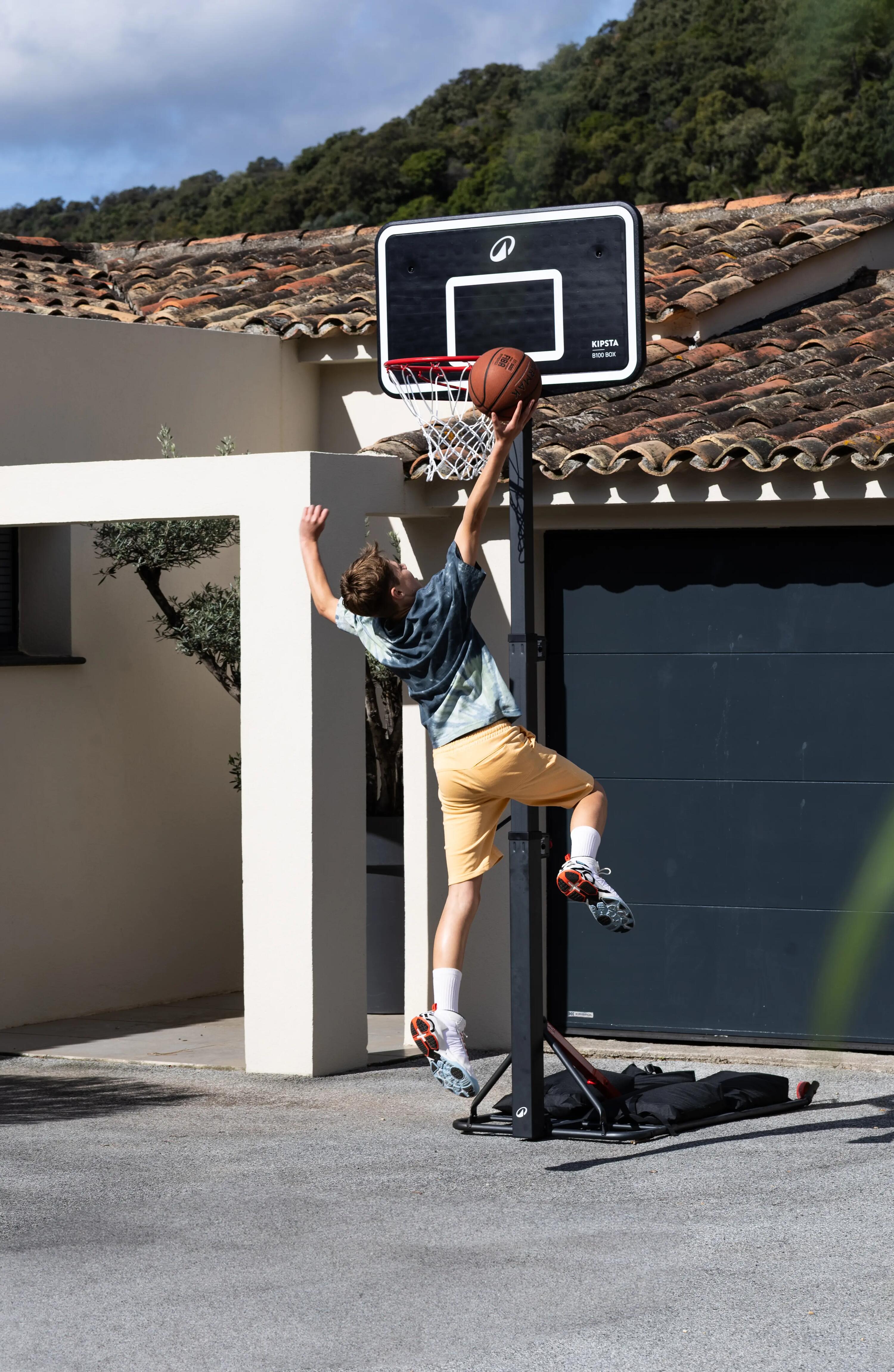 Canestro basket pieghevole B 100 BOX da 2,40 a 3,05m 3/22
