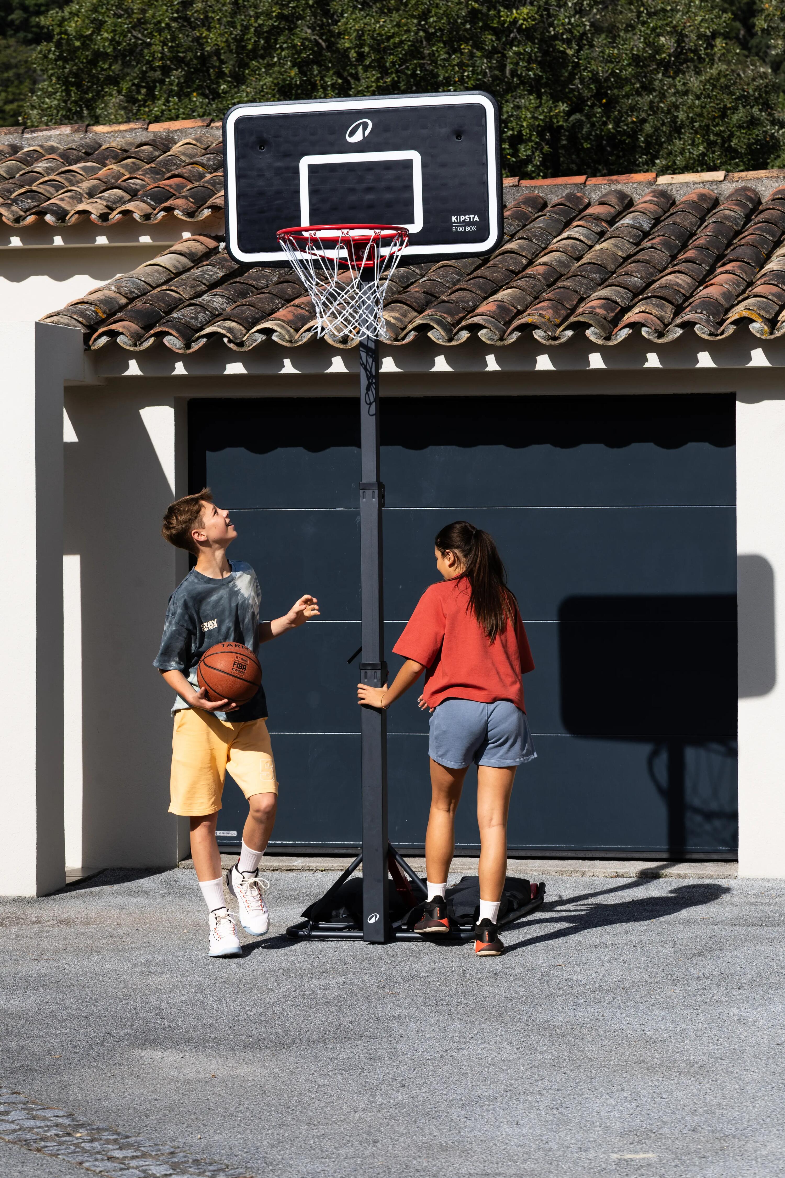 Canestro basket pieghevole B 100 BOX da 2,40 a 3,05m 18/22