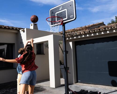 A family trying archery 