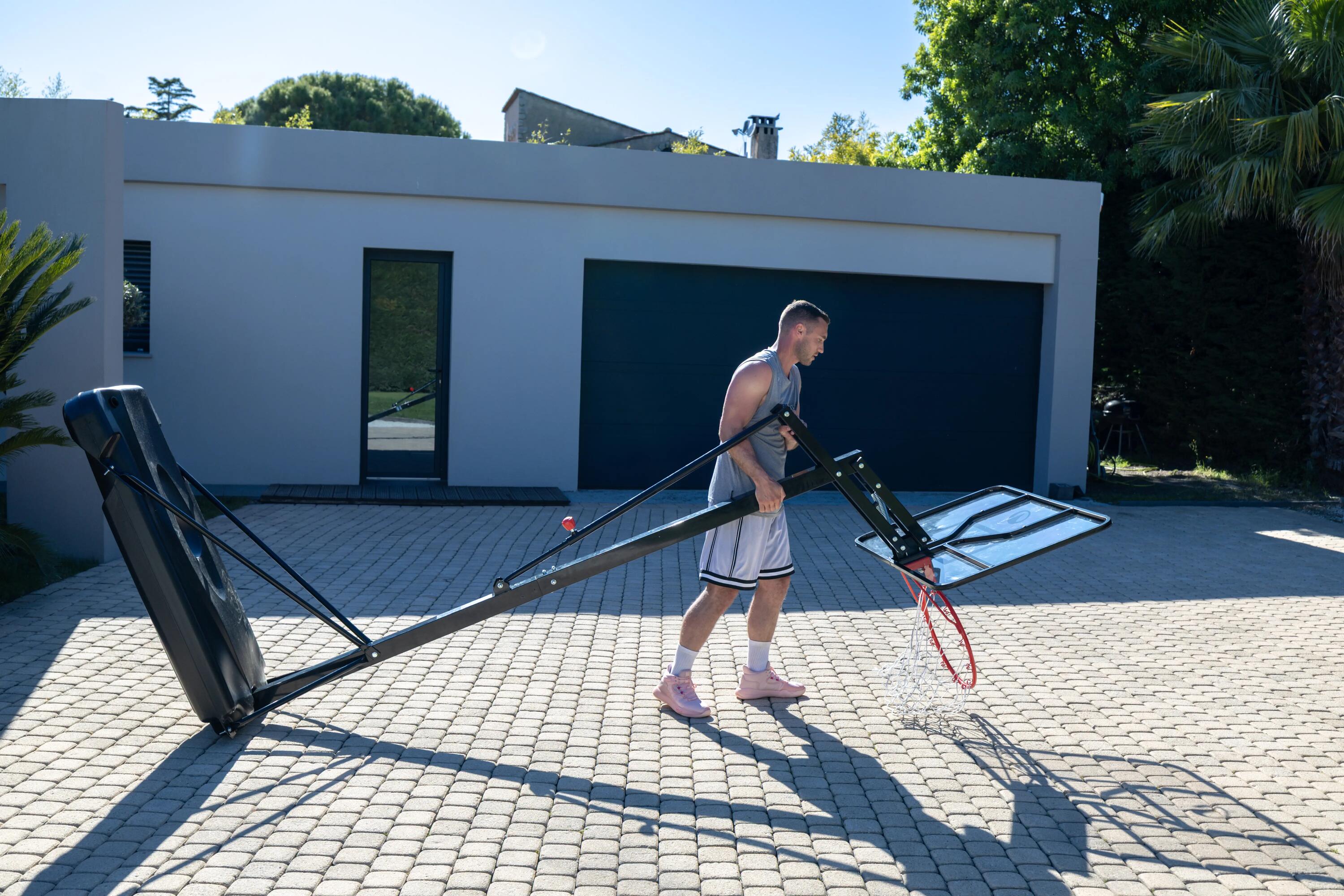 Canestro basket B700 PRO REGOLABILE SENZA ATTREZZI da 2,40m a 3,05m 9/20