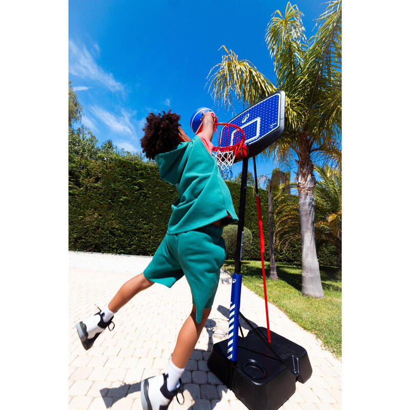 Kinder Basketball-Korbanlage Dunk verstellbarer Standfuss 1,60 – 2,20 m - K900 