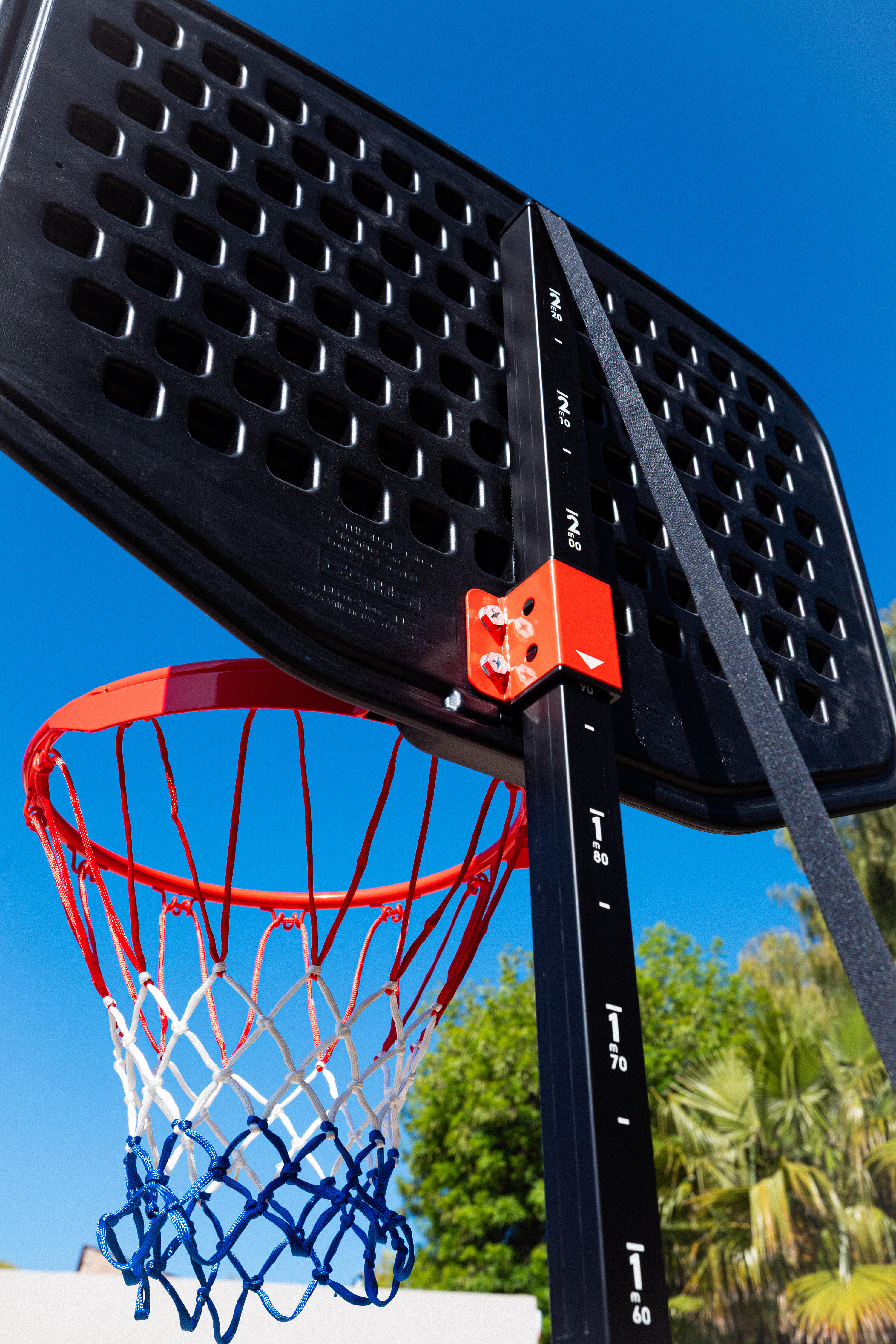 Panier de basketball sur pied ajustable 1,60 m à 2,20 m enfant, K900 V2 17/21