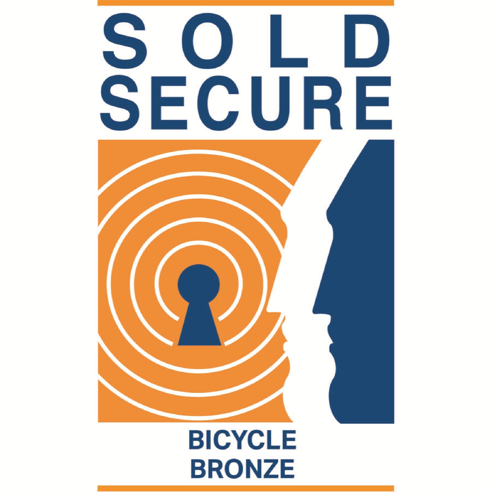 Keeper Original Standard Bike U-Lock with bracket Sold Secure Bronze 2/3