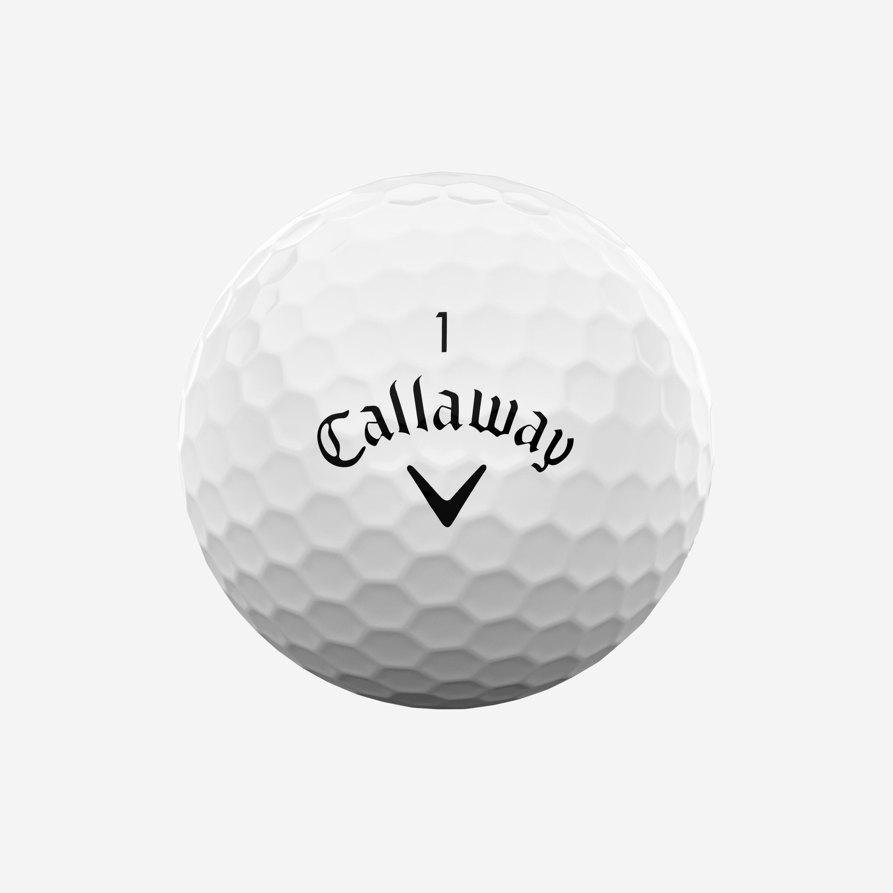 Golfballen Supersoft x12, Callaway Supersoft wit 2/5