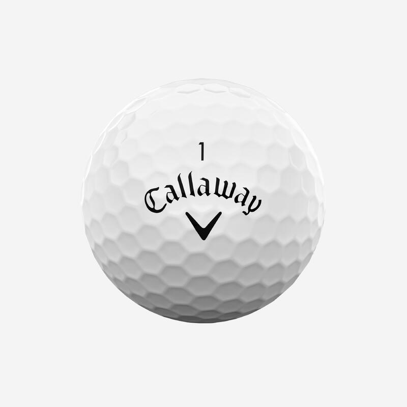 Balles de golf x12, Callaway Supersoft blanc