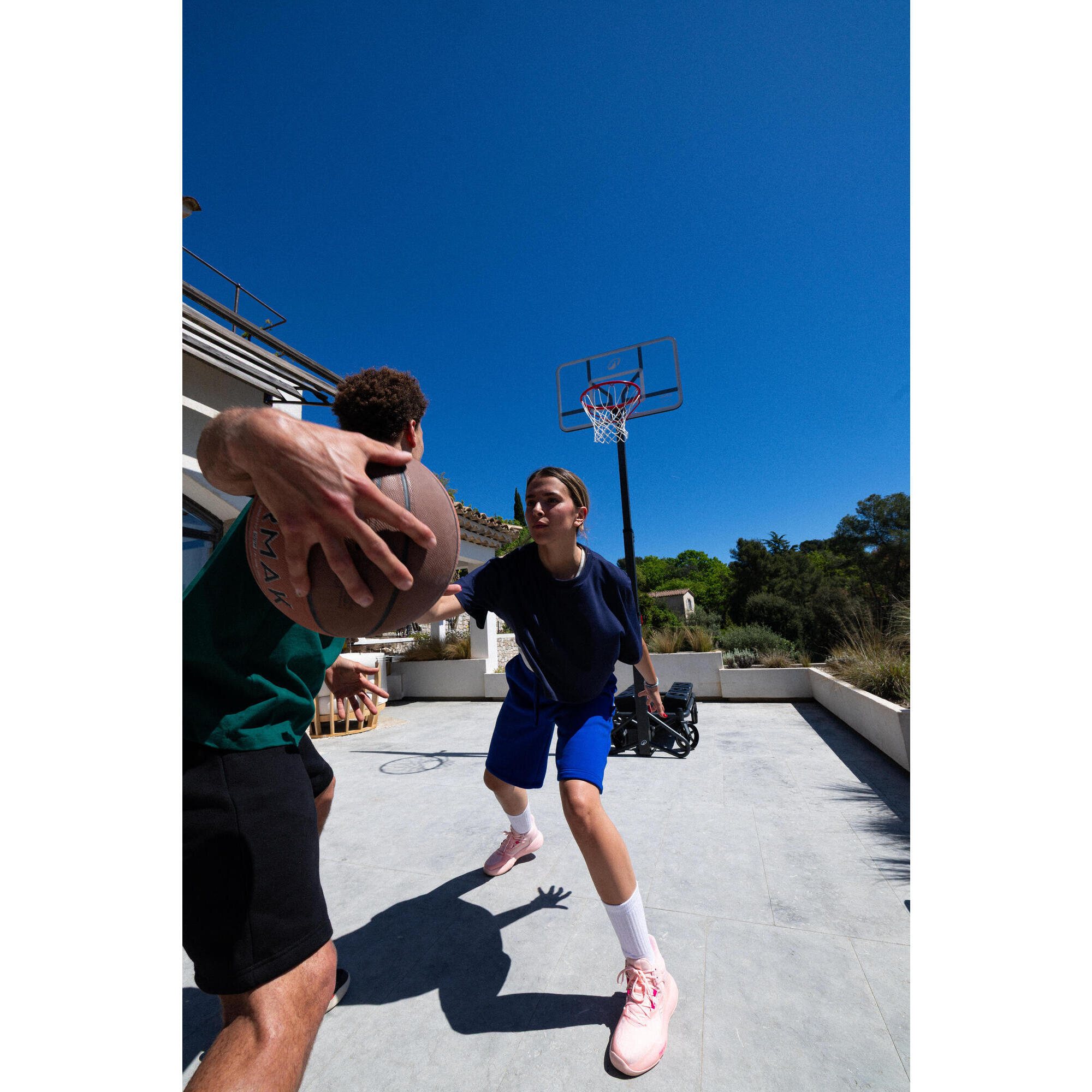 Ayarlanabilir Ayaklı Basketbol Potası - 2,4/3,05 m - B500 Box