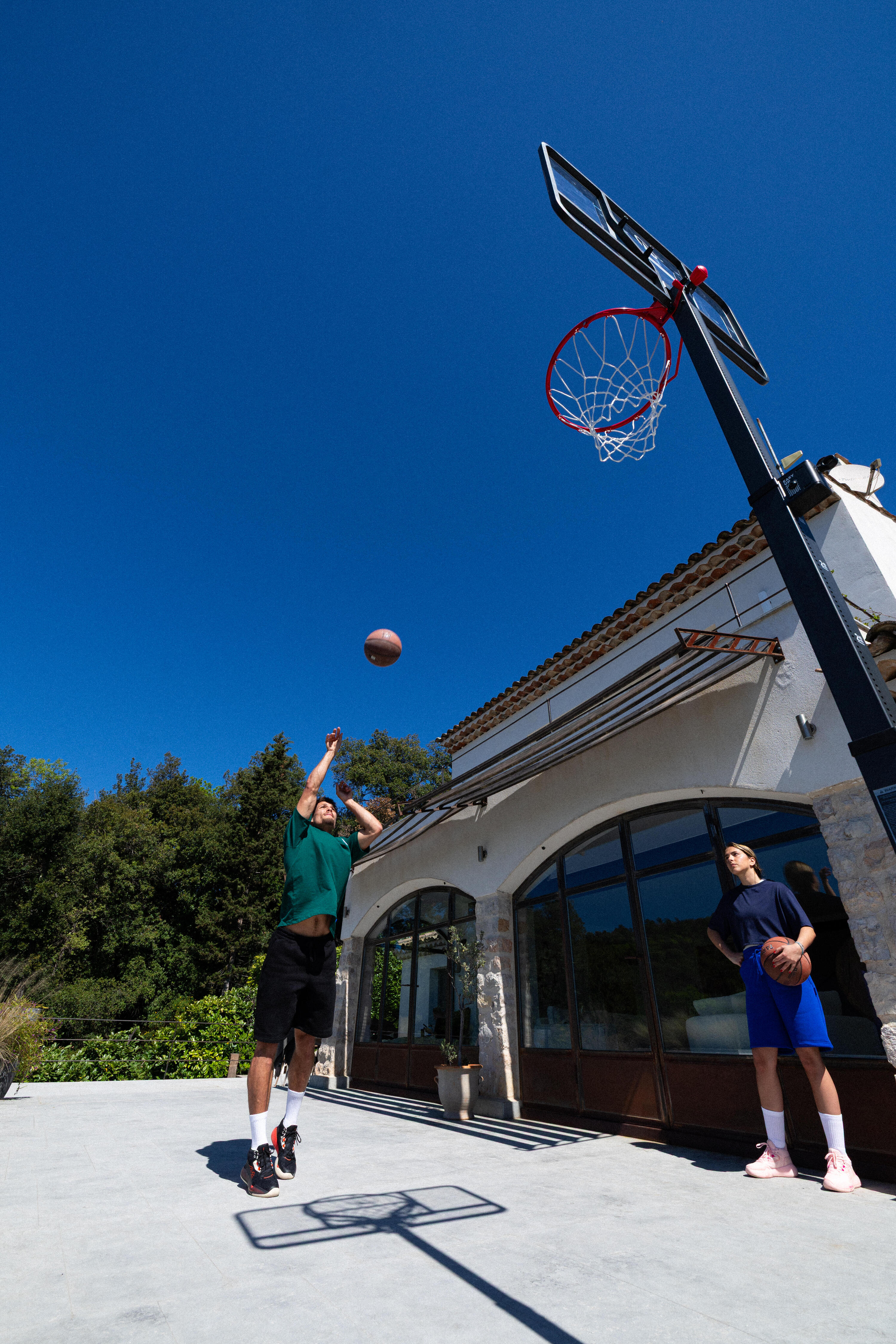 Panier de basketball sur roues réglable et pliable, B 500 Easy Box 17/19
