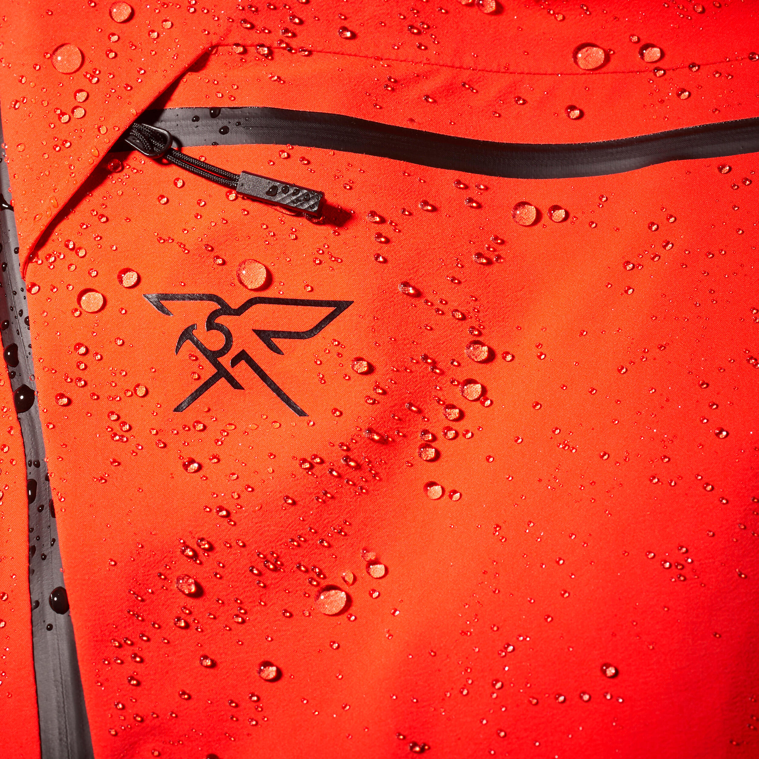 Pantalon de ski freeride imperméable homme, FR900 orange 5/12