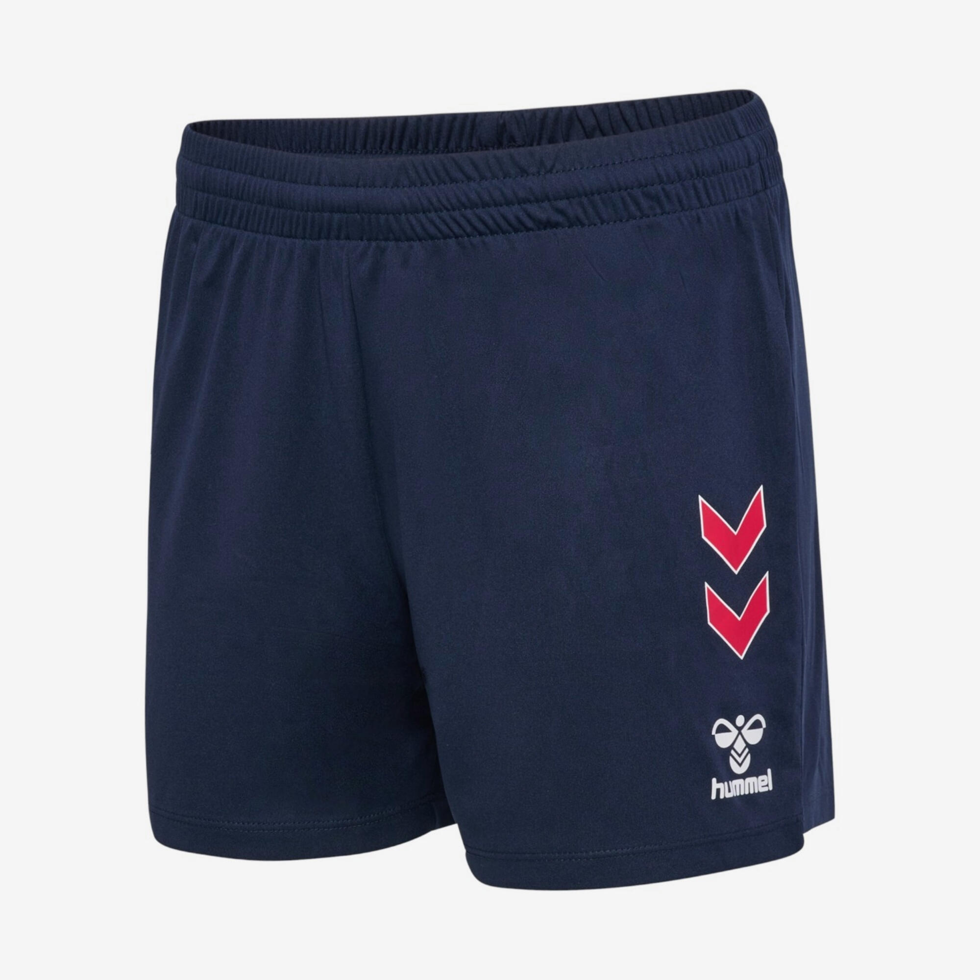 Short de handball Femme - Hummel bleu / rose 1/4