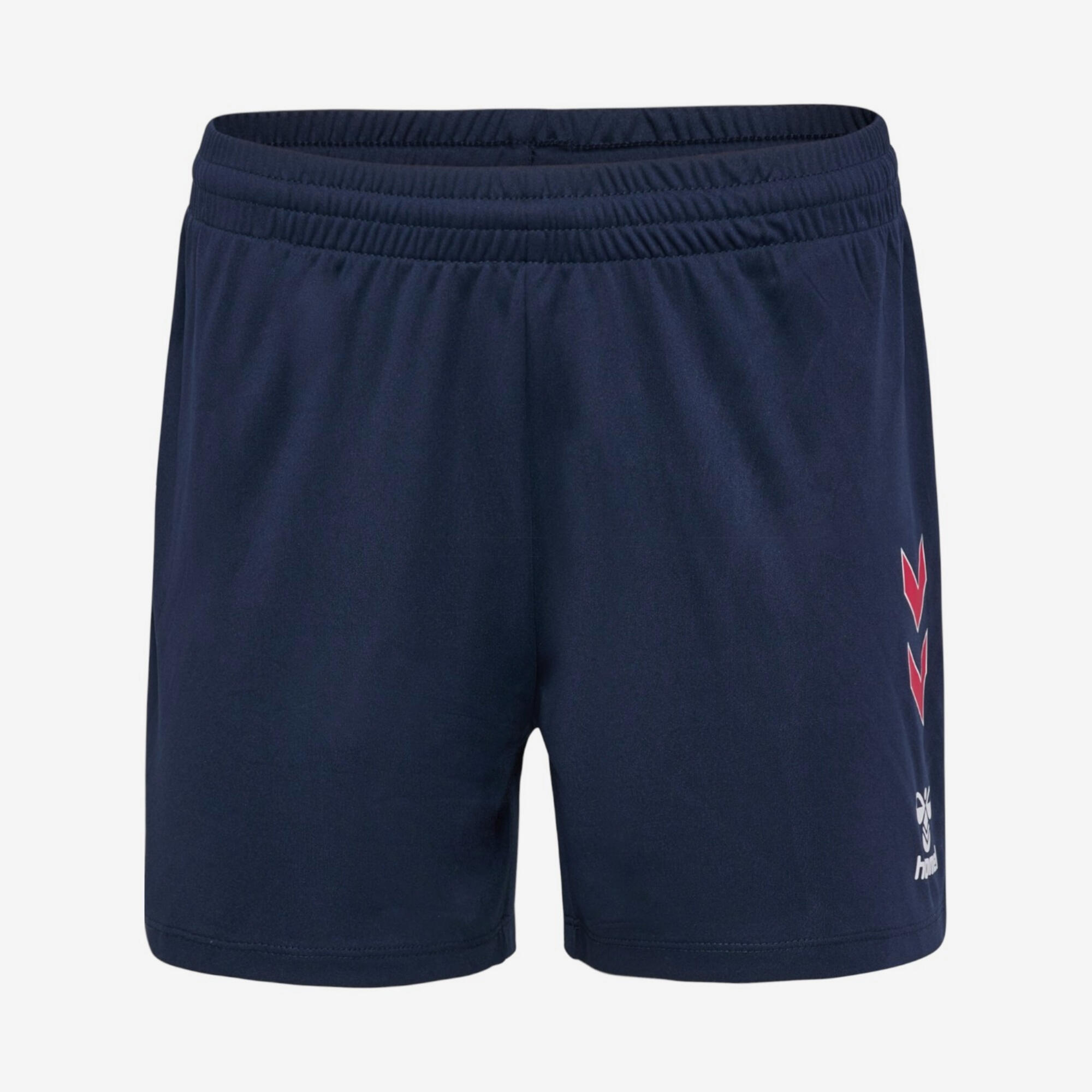 Short de handball Femme - Hummel bleu / rose 2/4