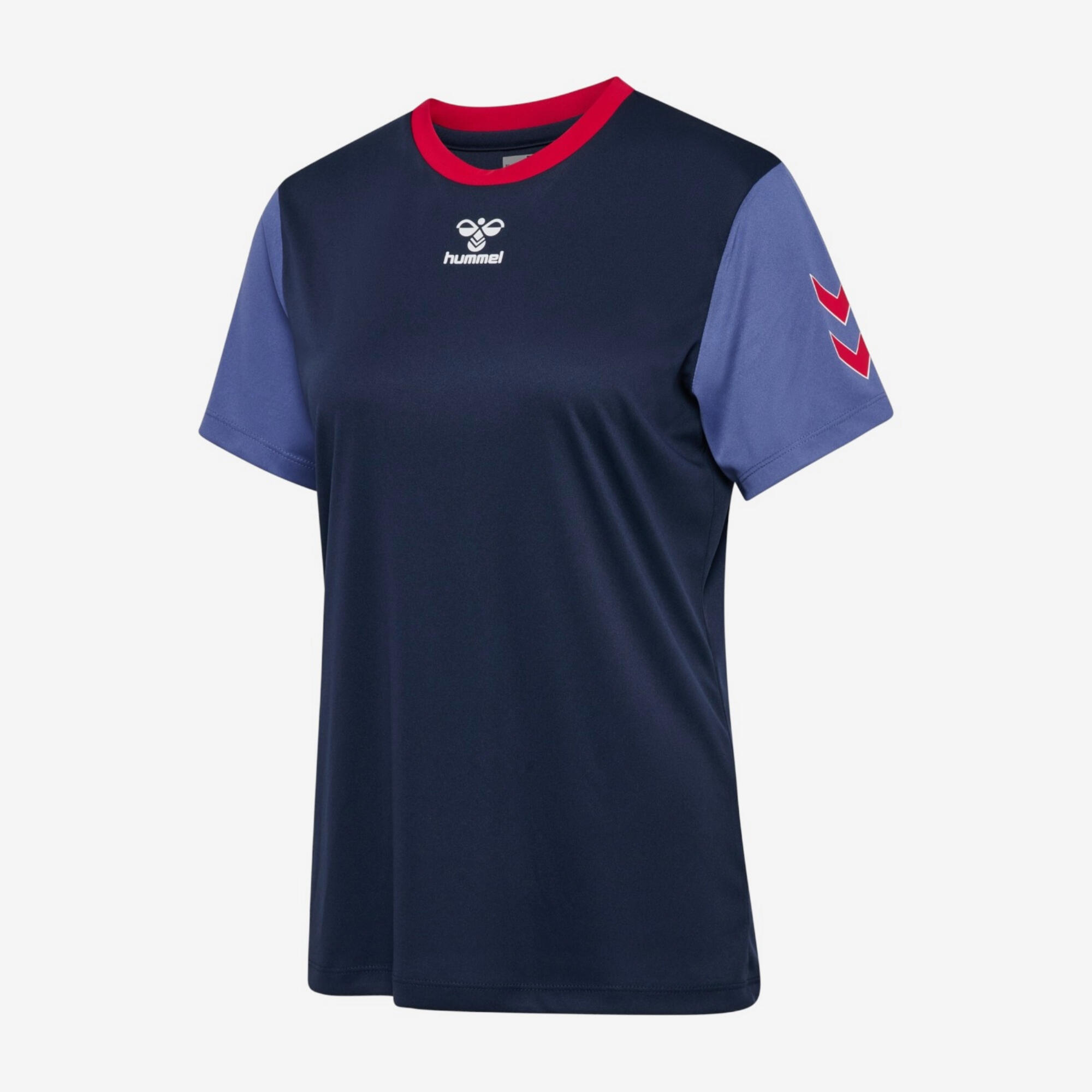 T-shirt de Andebol Mulher Azul/Rosa 1/5