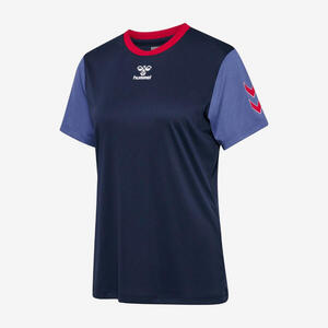 Camiseta de balonmano Mujer - Hummel azul / rosa