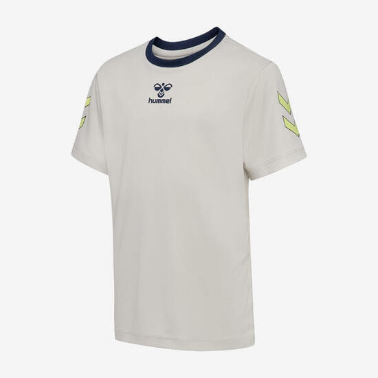 T-shirt de handball enfant - Hummel gris / jaune