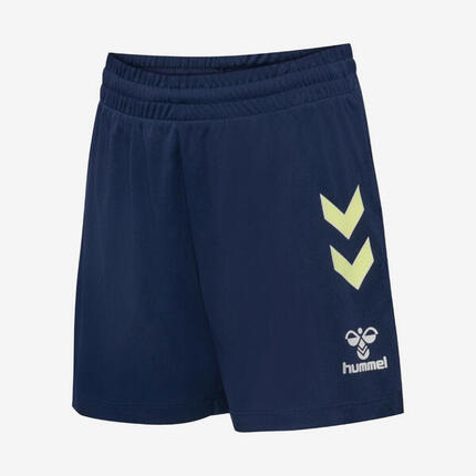 Short de handball enfant - Hummel bleu / jaune
