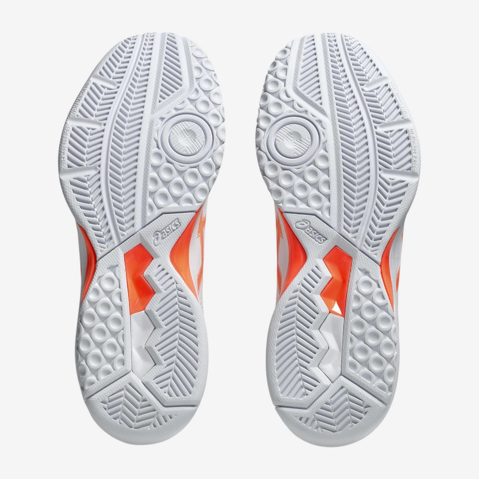 Chaussures de volleyball Adulte - ASICS Gel-Task Mid MT4 blanc et orange 6/7