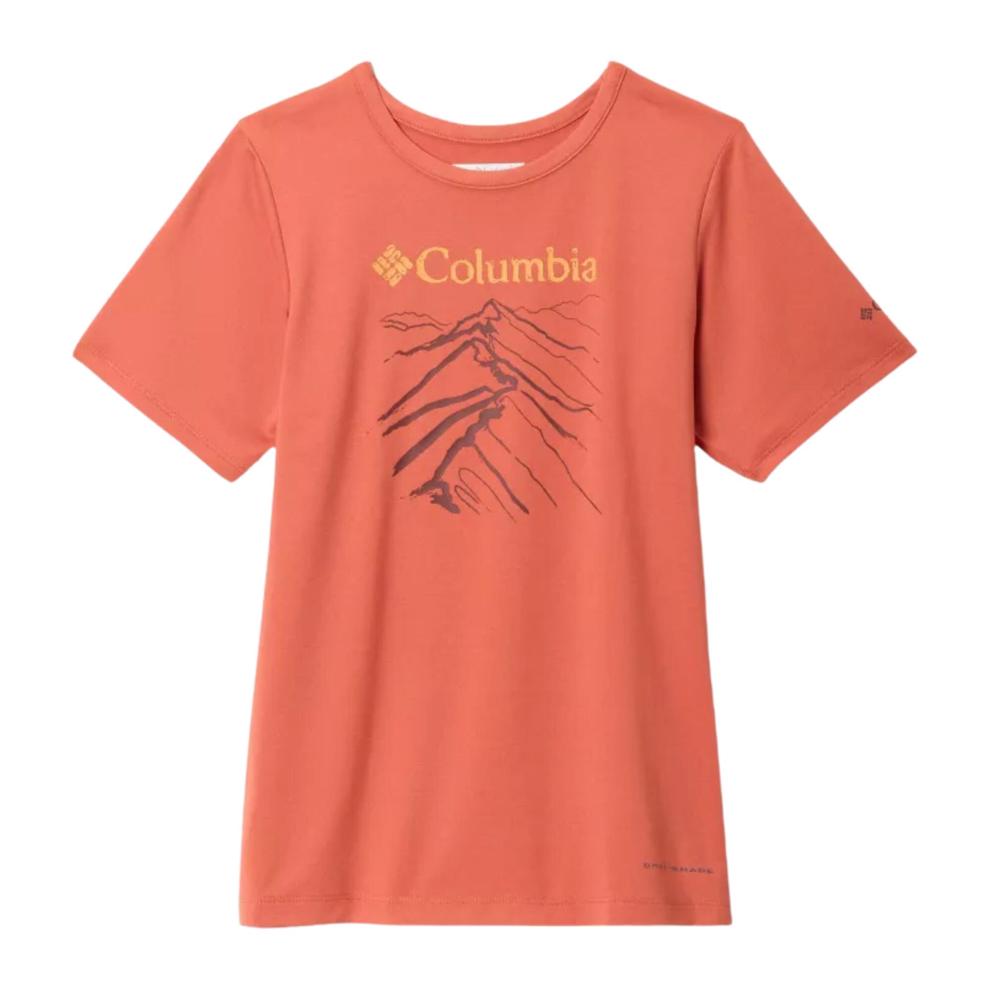 COLUMBIA T-Shirt trekking bambino Columbia blu