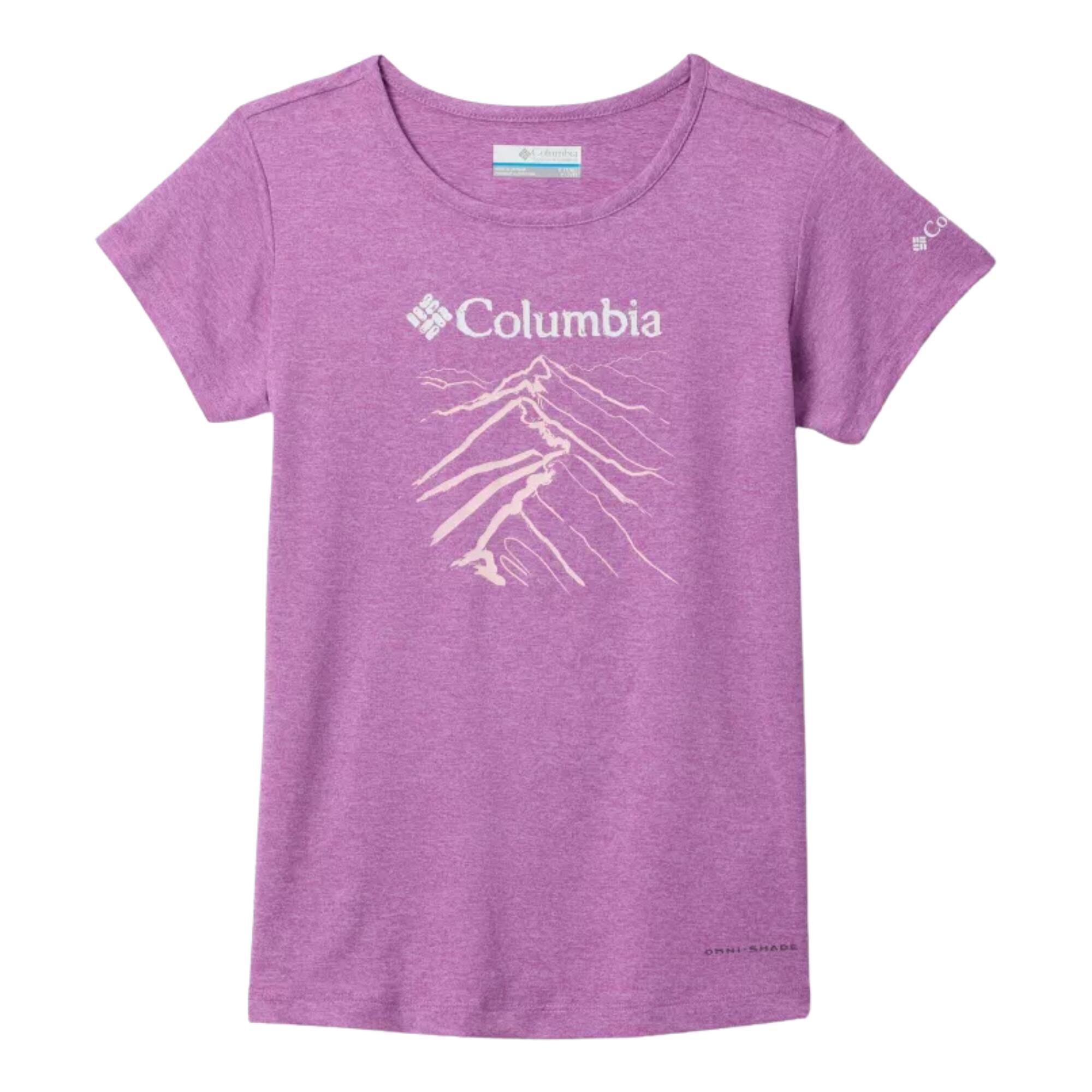 COLUMBIA T-Shirt trekking bambino Columbia blu