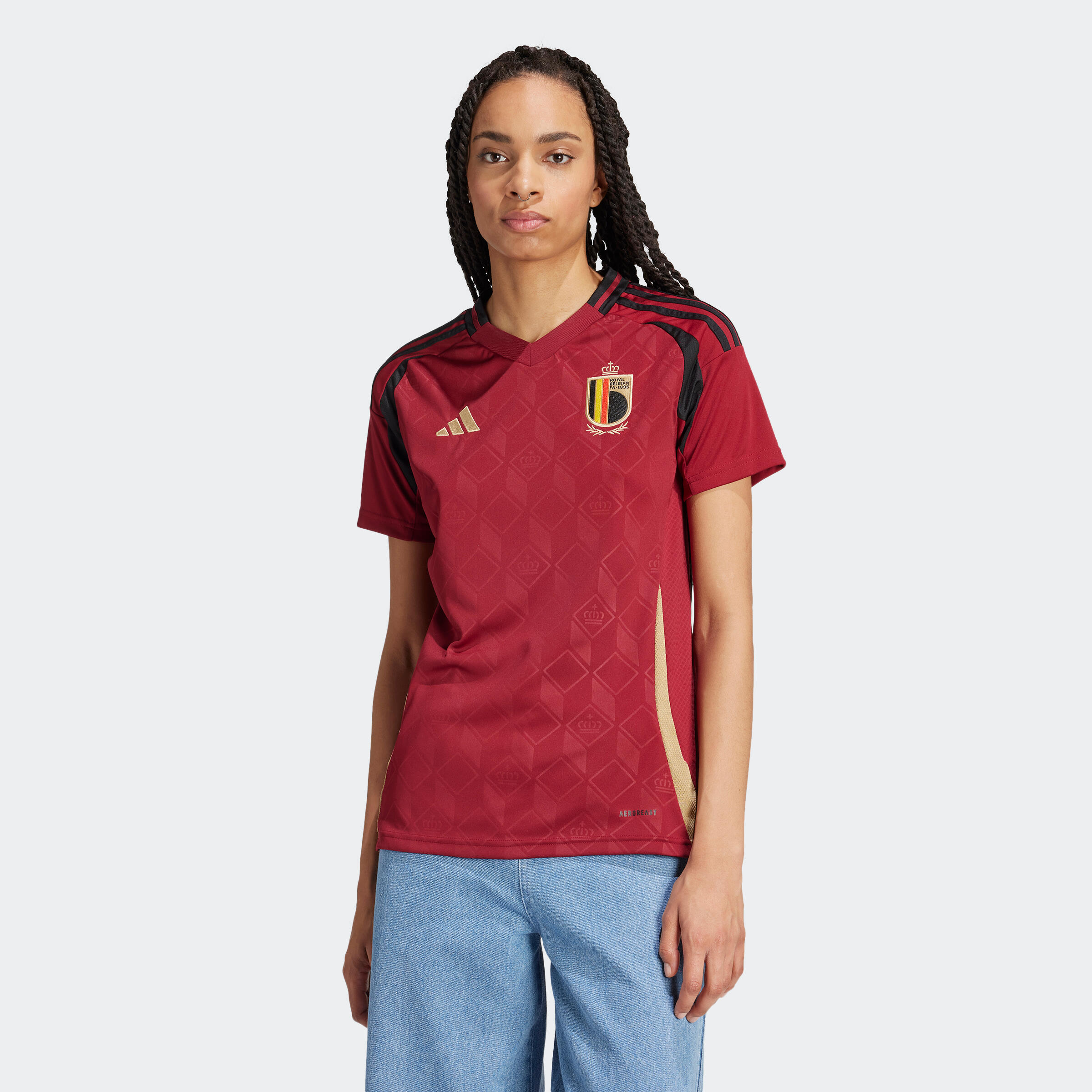 Adidas Damen Fußballtrikot Belgien Heim 2025 | 04066757579769 Adidas Damen Fußballtrikot Belgien Heim 2025 | 04066757579769