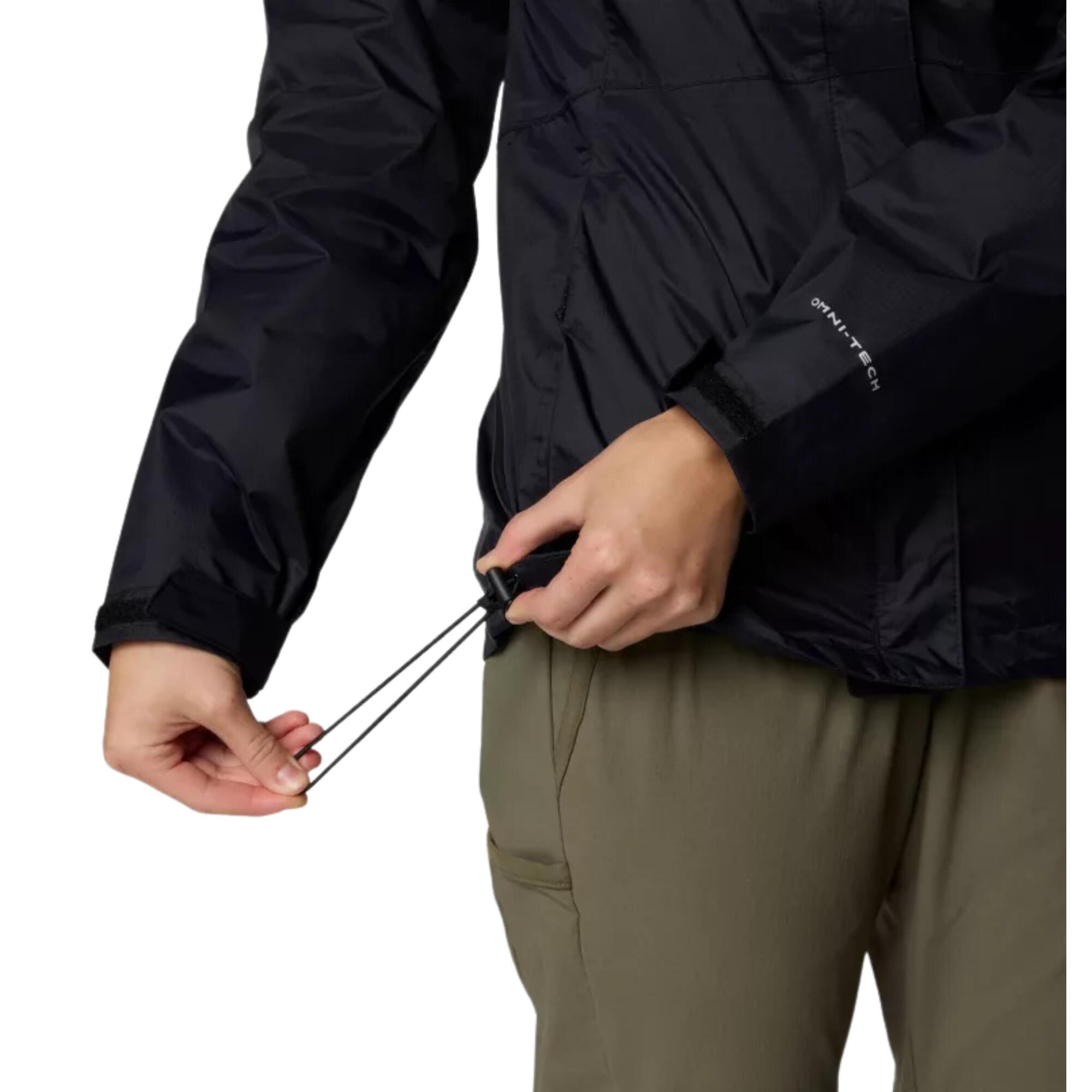 Women's Waterproof Hooded Jacket COLUMBIA - Black 5/6