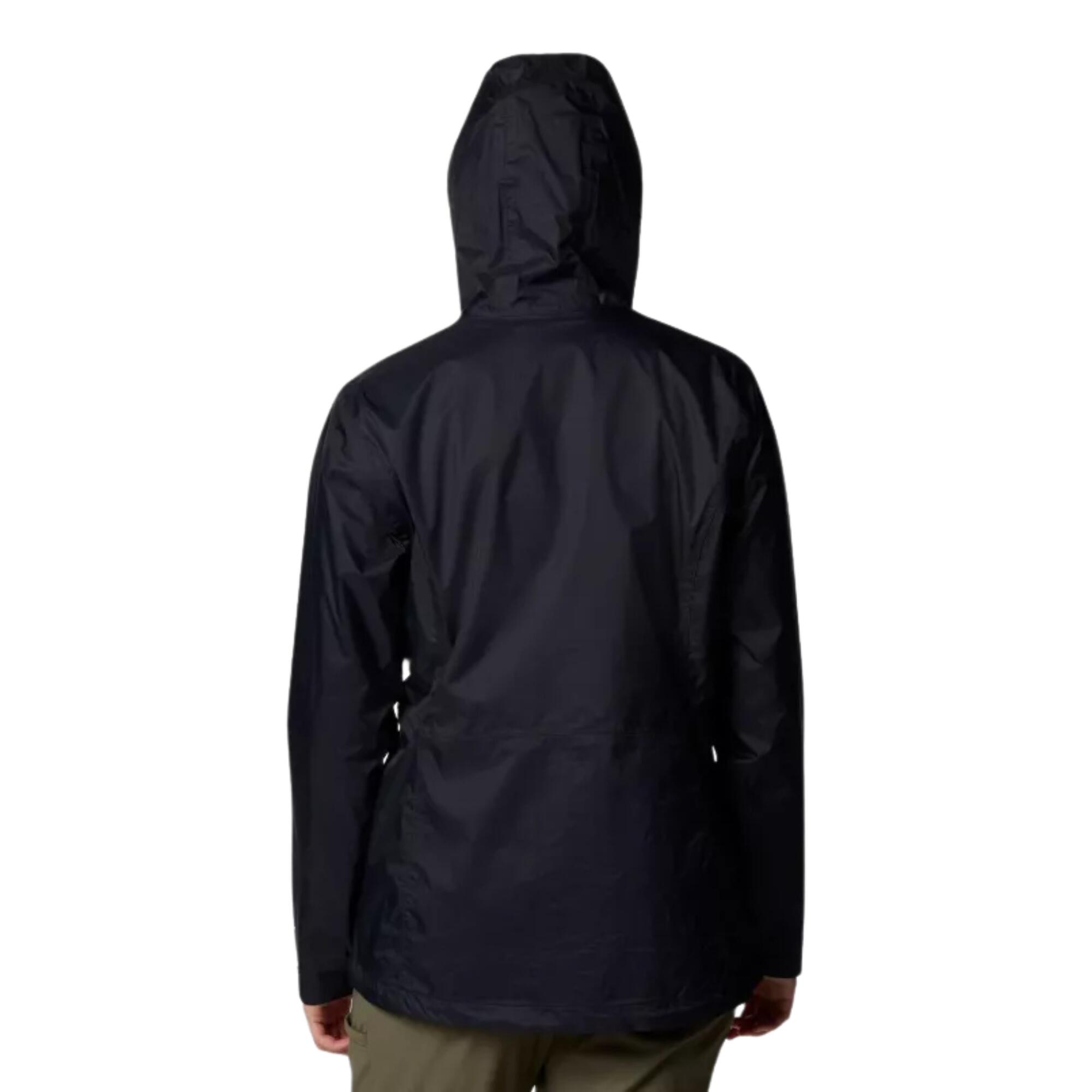 Women's Waterproof Hooded Jacket COLUMBIA - Black 4/6