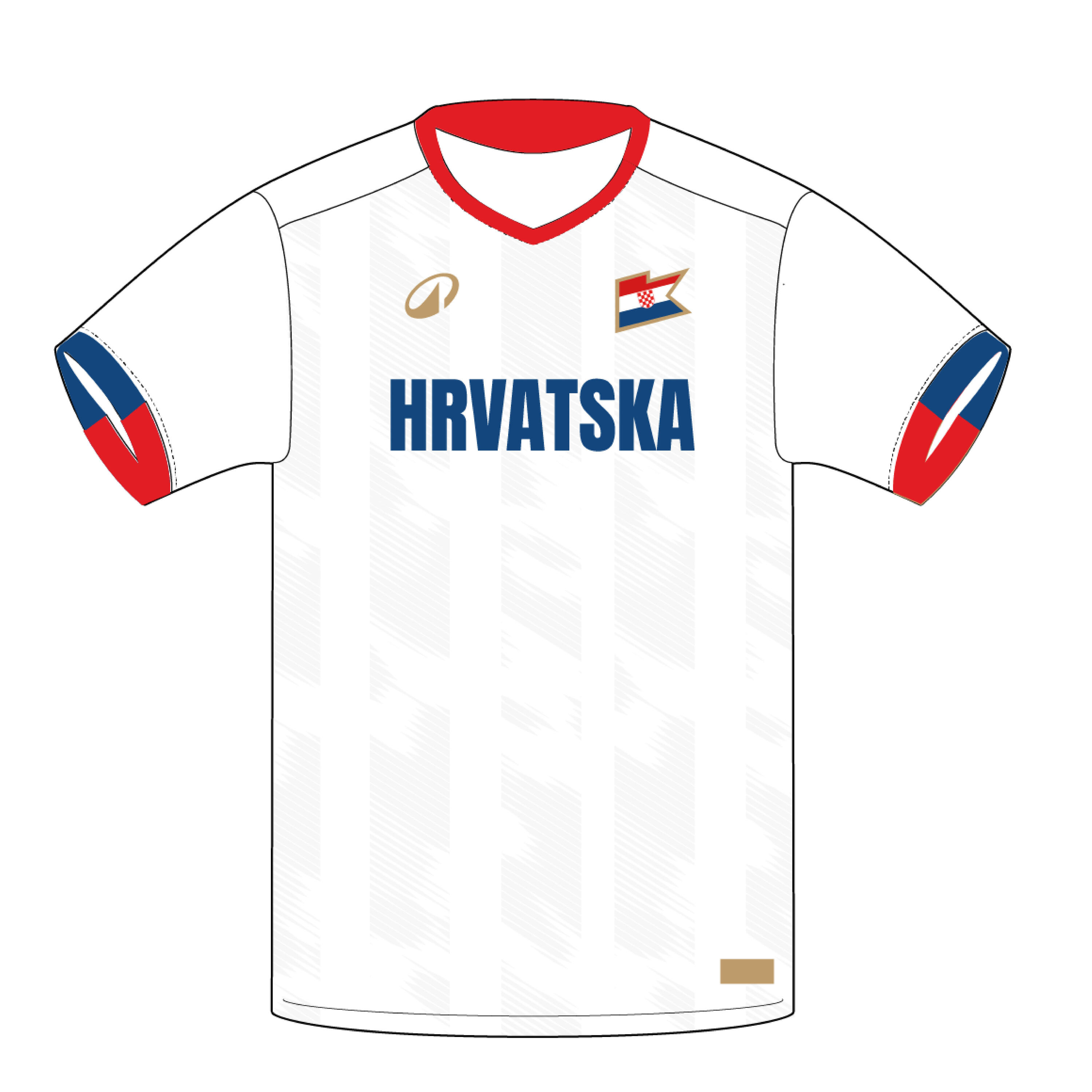 Camisola de Futebol Adepto Croácia Criança 2026 7/8