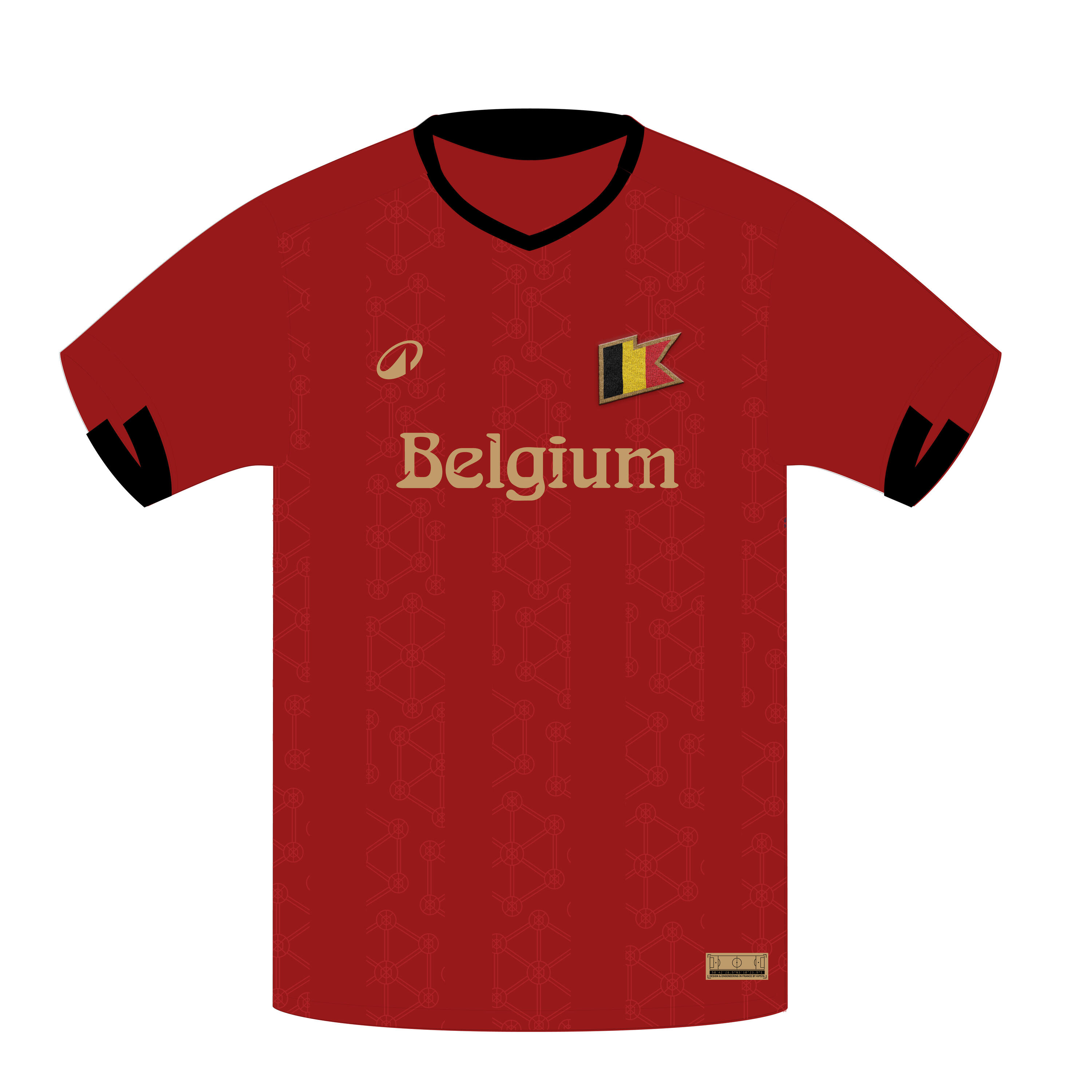 Camisola de Futebol Adepto Bélgica Criança 2026 8/10