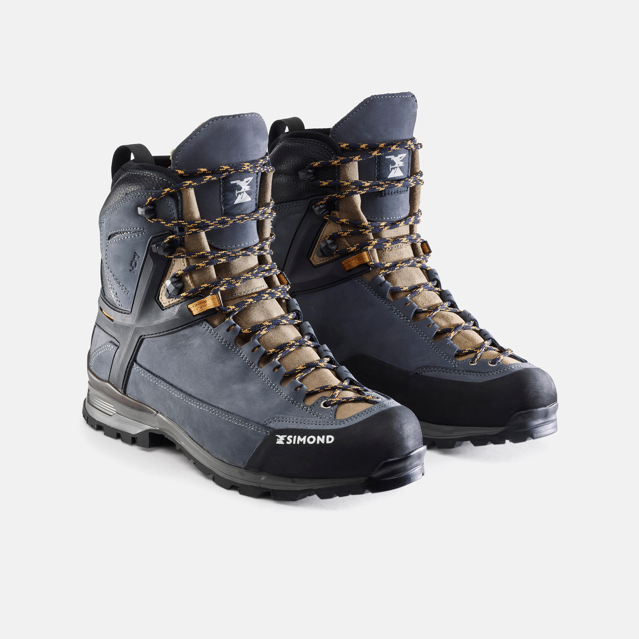 Scarponi Scarpe Trekking Vesciche Scarpe Trekking Uomo MT500 CUOIO