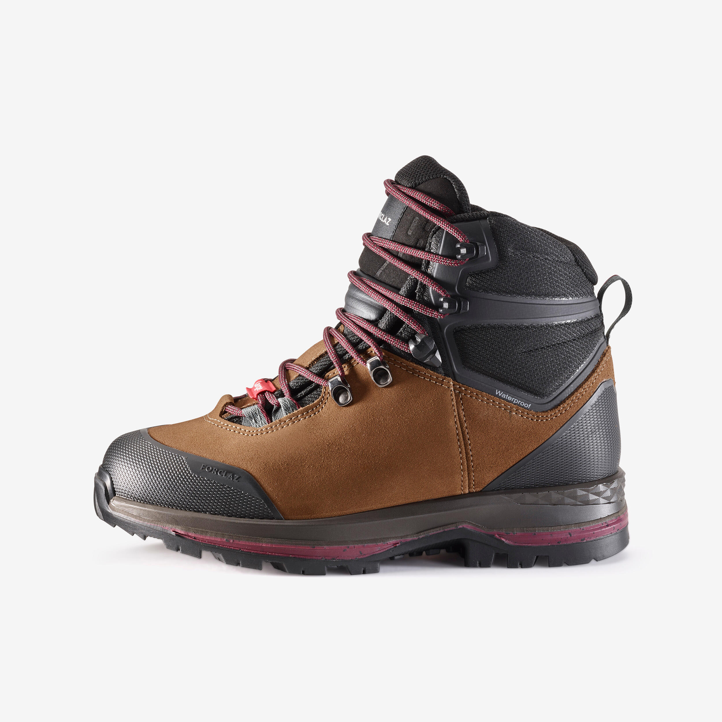 SIMOND WATERDICHTE EN HOGE LEREN TREKKINGSCHOENEN VOOR DAMES MT00 WIJD BEIGE