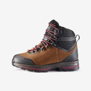BOTAS DE TREKKING PIEL IMPERMEABLES - mt100 - LARGE - MUJER CAÑA ALTA