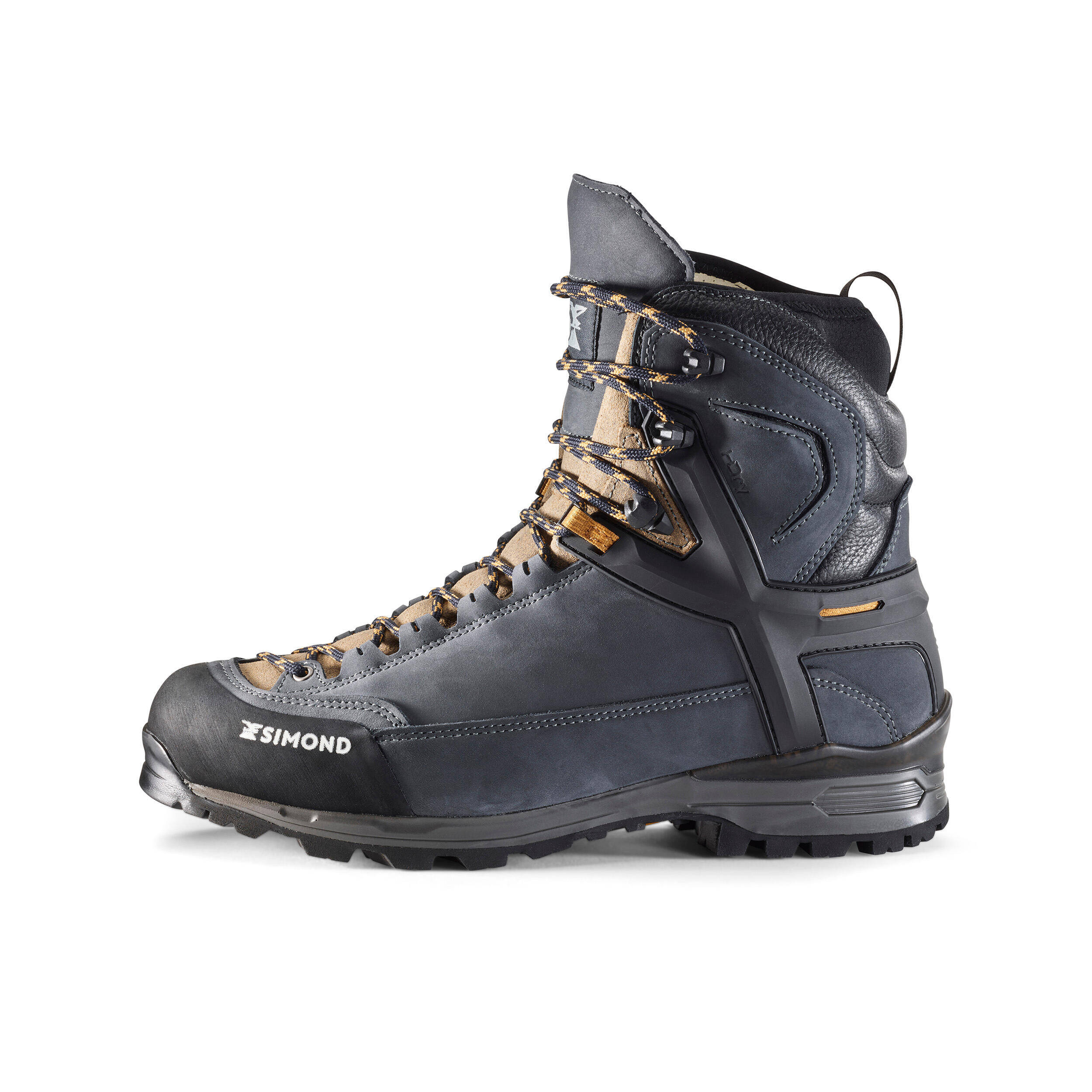 Men's Leather Boots Waterproof Vibram MT500 Grey -  1