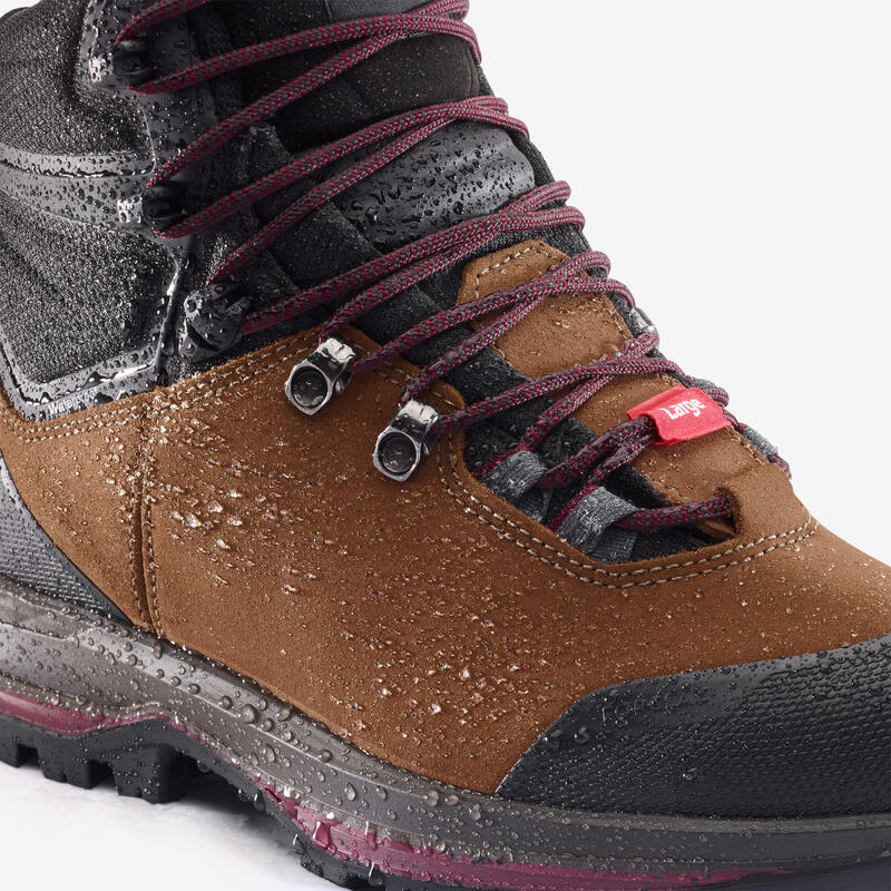 CHAUSSURES TREKKING CUIR IMPERMÉABLES - MT00 - LARGE - FEMME HAUTE