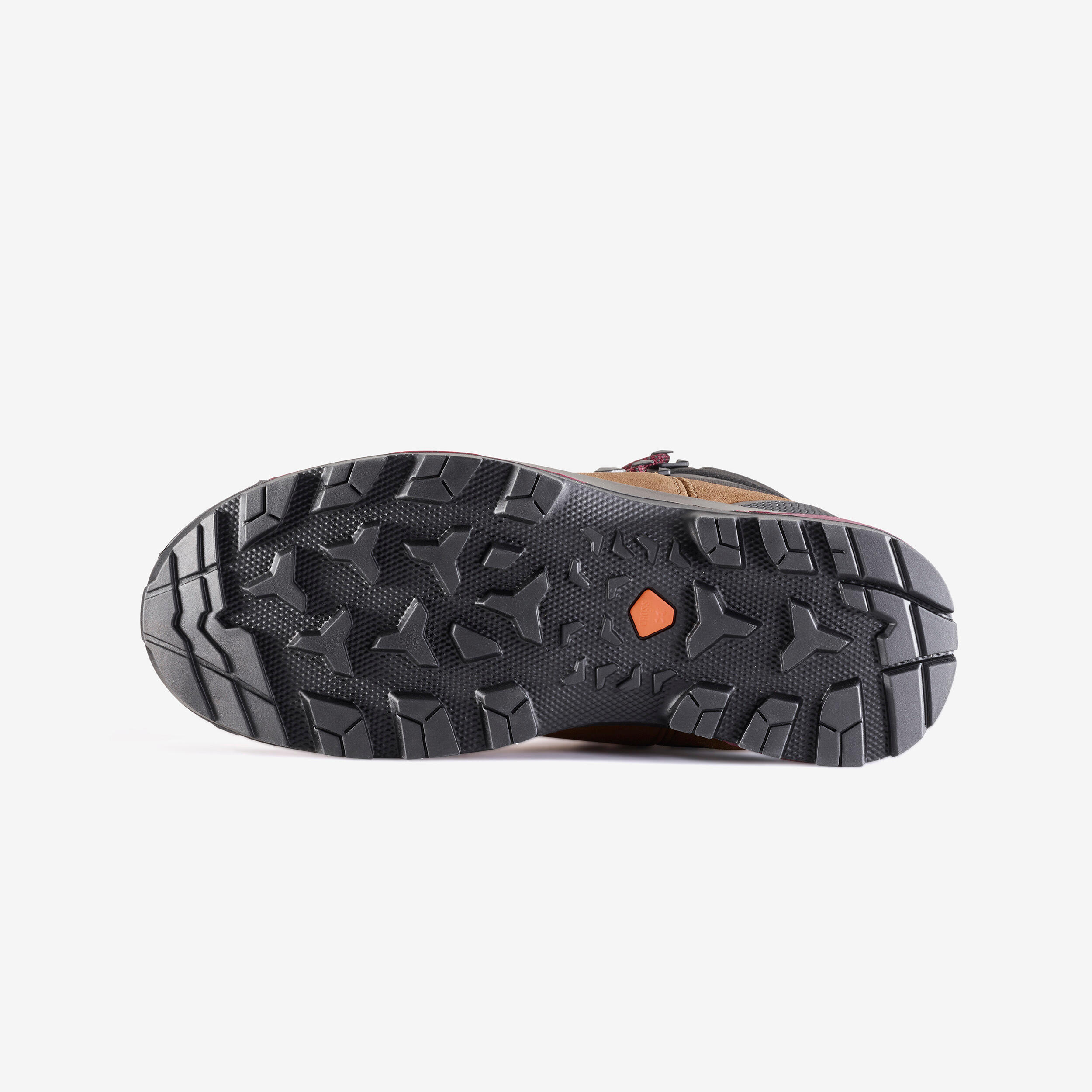 WOMEN'S WATERPROOF LEATHER HIGH TREKKING BOOTS - mt100 - WIDE