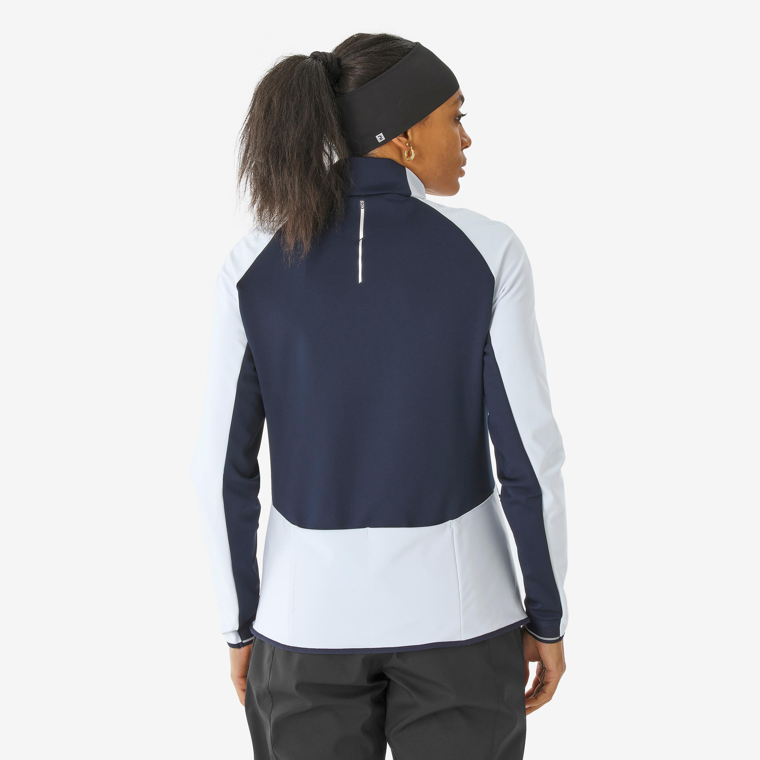 Manteau de ski de fond coupe-vent femme, XCS 500 3/7