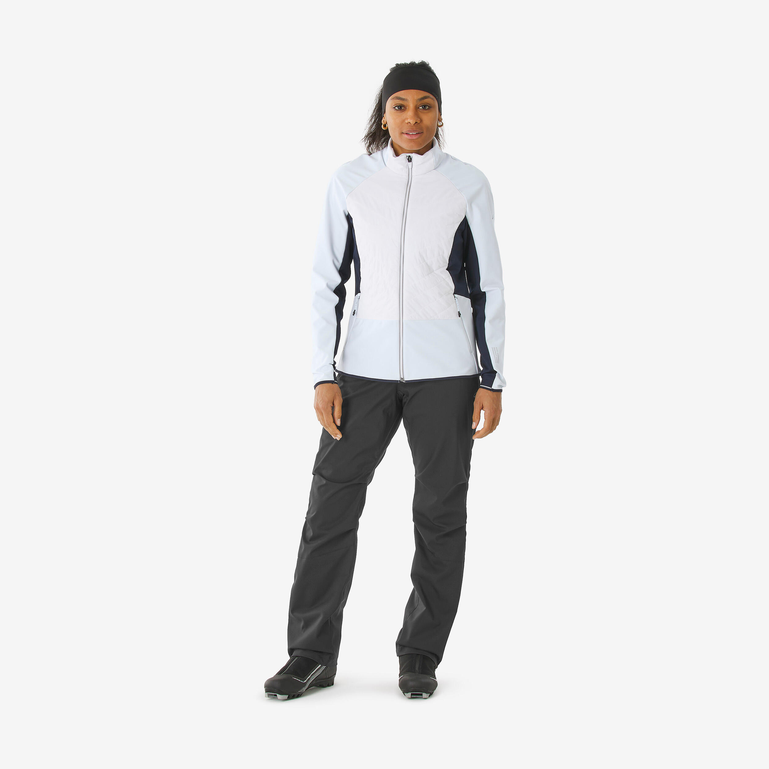 Manteau de ski de fond coupe-vent femme, XCS 500 - WEDZE