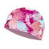 Fabric Swim Cap M Secure Fit & Comfortable Pink