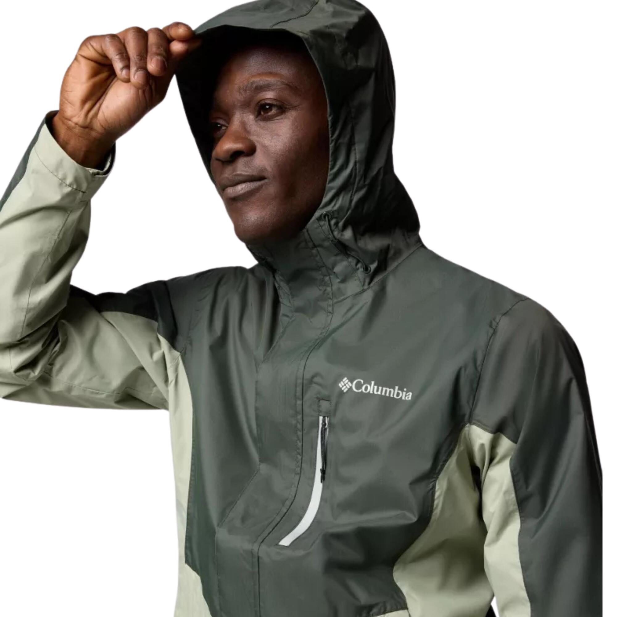 Veste imperméable avec capuche COLUMBIA homme Safari 4/6