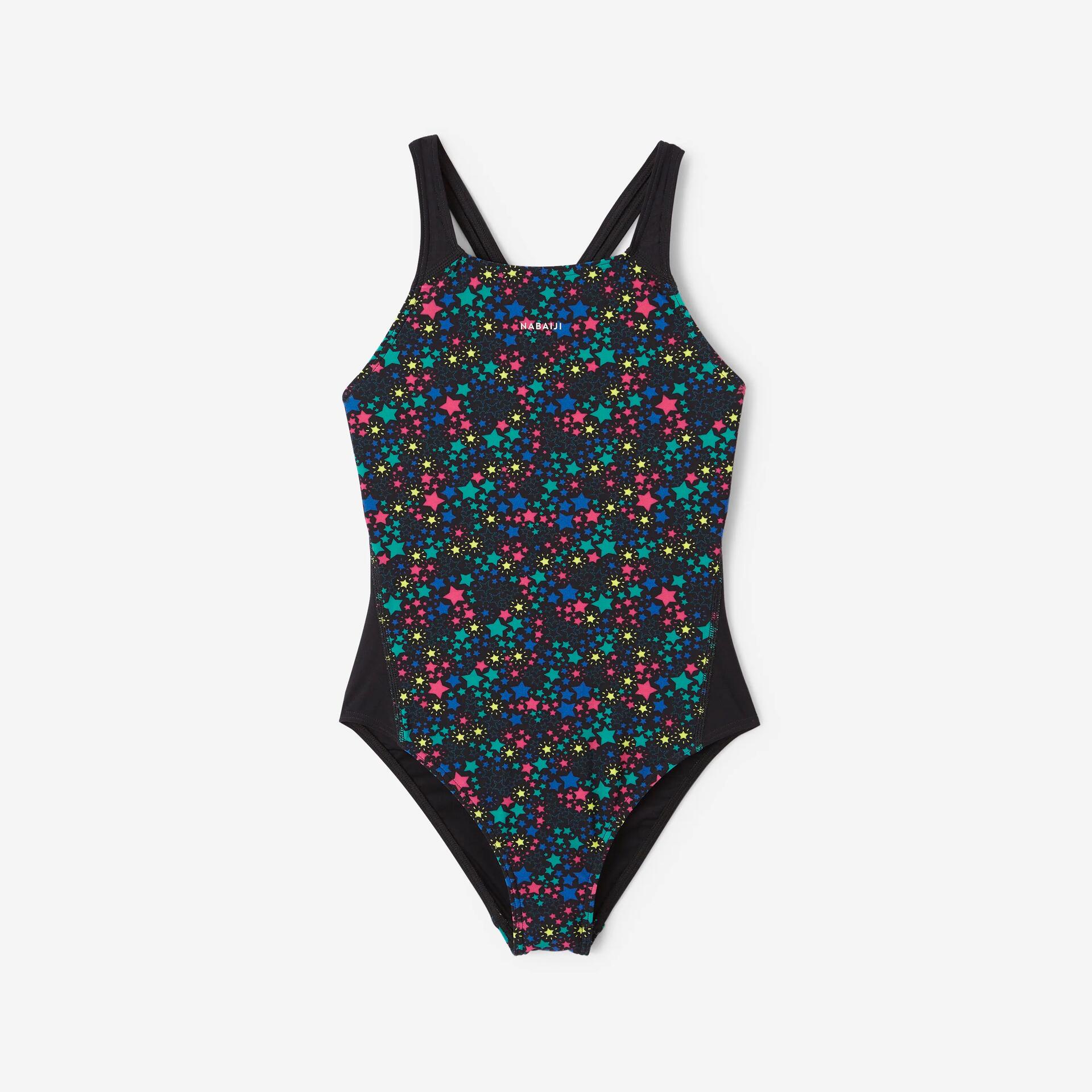 Maillot de bain 1 pièce natation fille ado, kamyleon sky noir vert - Sports nautiques et aquatiques - Matériel de Natation - NABAIJI-Decathlon PRO -