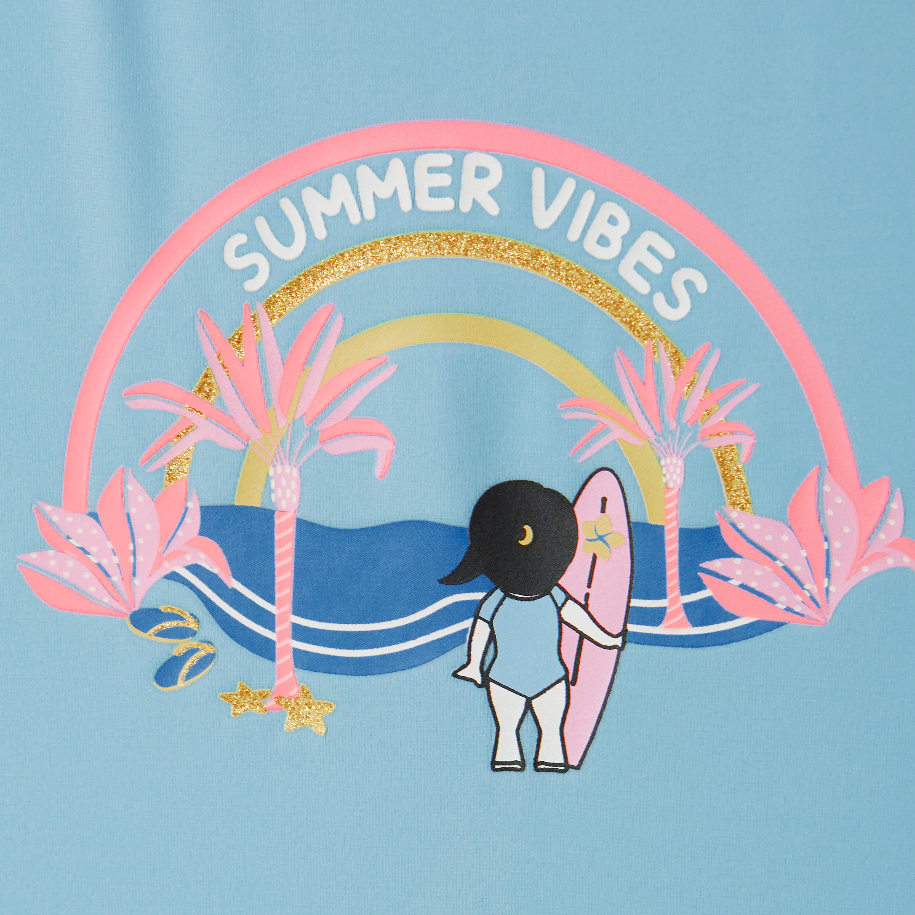 Kostium kąpielowy jednoczęściowy surfingowy dla dzieci Olaian Hanalei Summer Vib 6/6