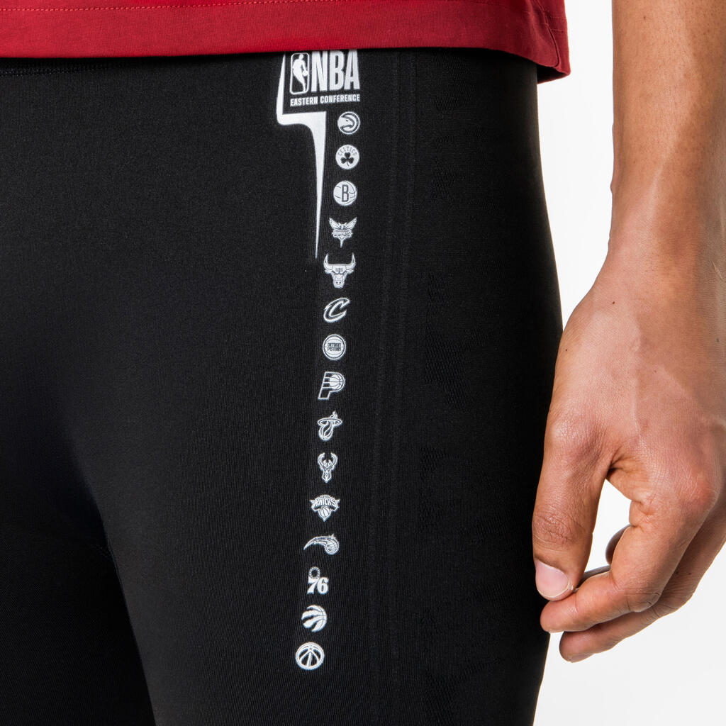 Ανδρικό κολάν 3/4 για μπάσκετ NBA 900 - Μαύρο