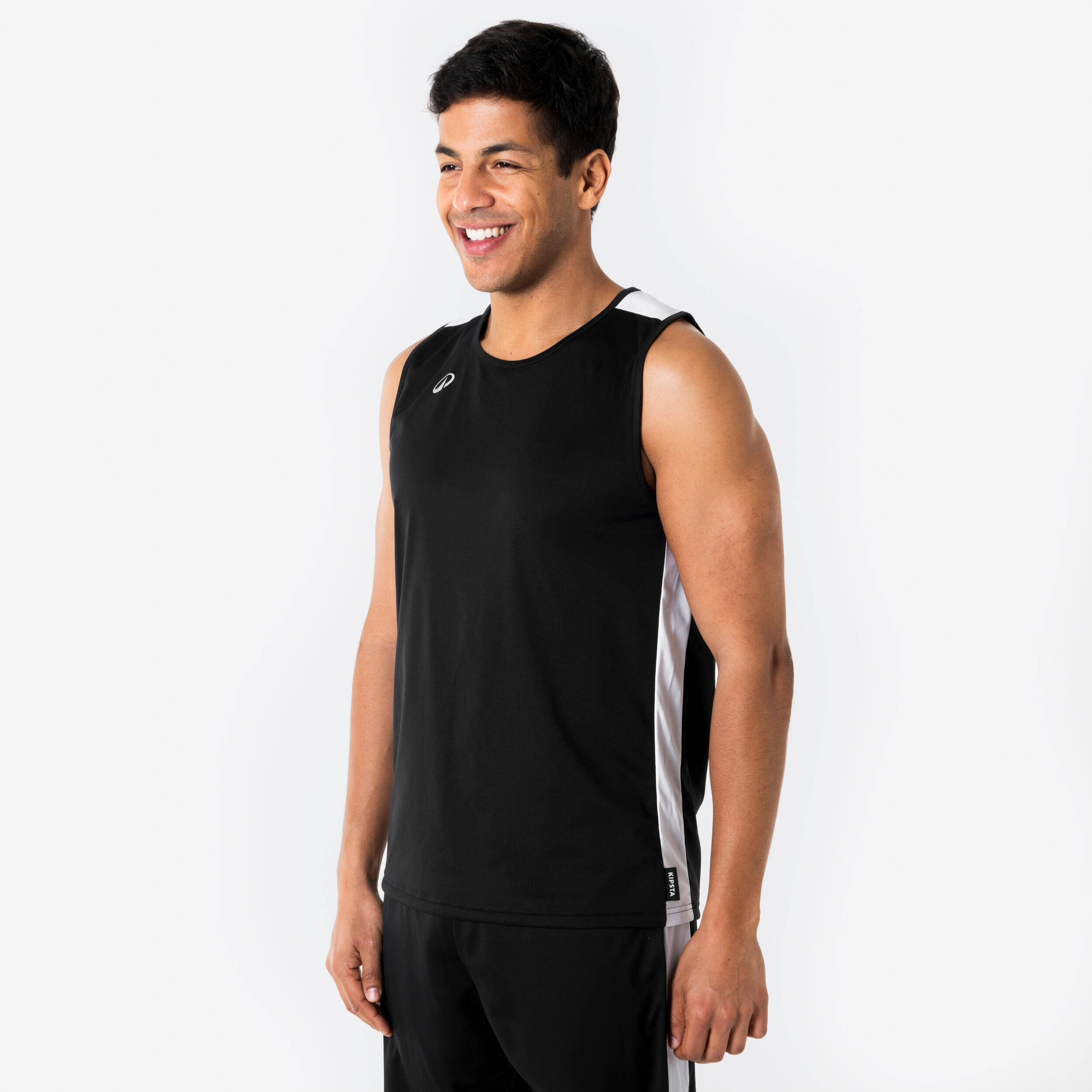 Men's/Women's Sleeveless Basketball Shirt Tank 100 - Black
