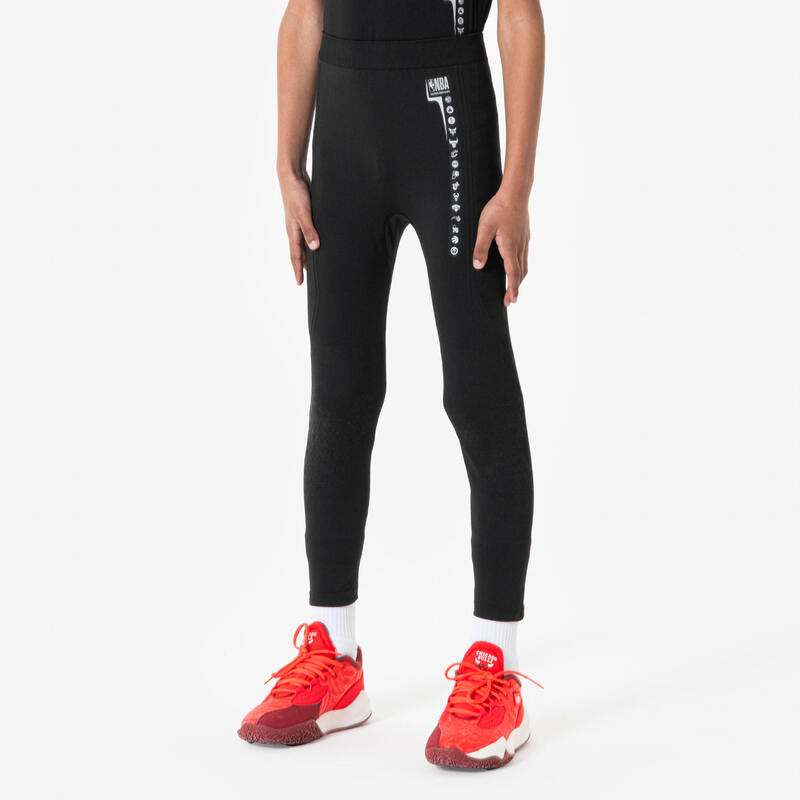 TARMAK - Colanți 3/4 Baschet NBA Negru Copii | Decathlon